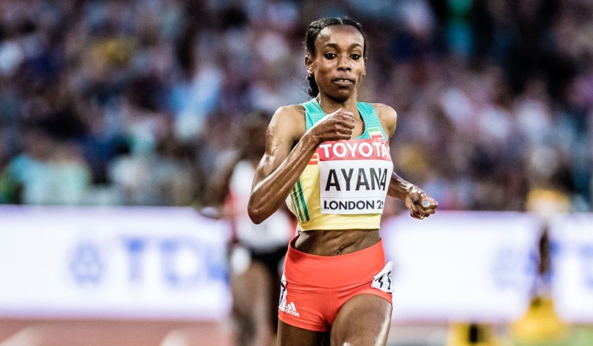 Almaz Ayana durante el Campeonato del Mundo de Londres 2017, donde se hizo con el oro en los 10.000 metros. SPORTMEDIA.