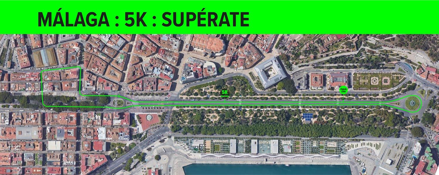 Así es el récorrido del 5K Así es el récorrido del 5K