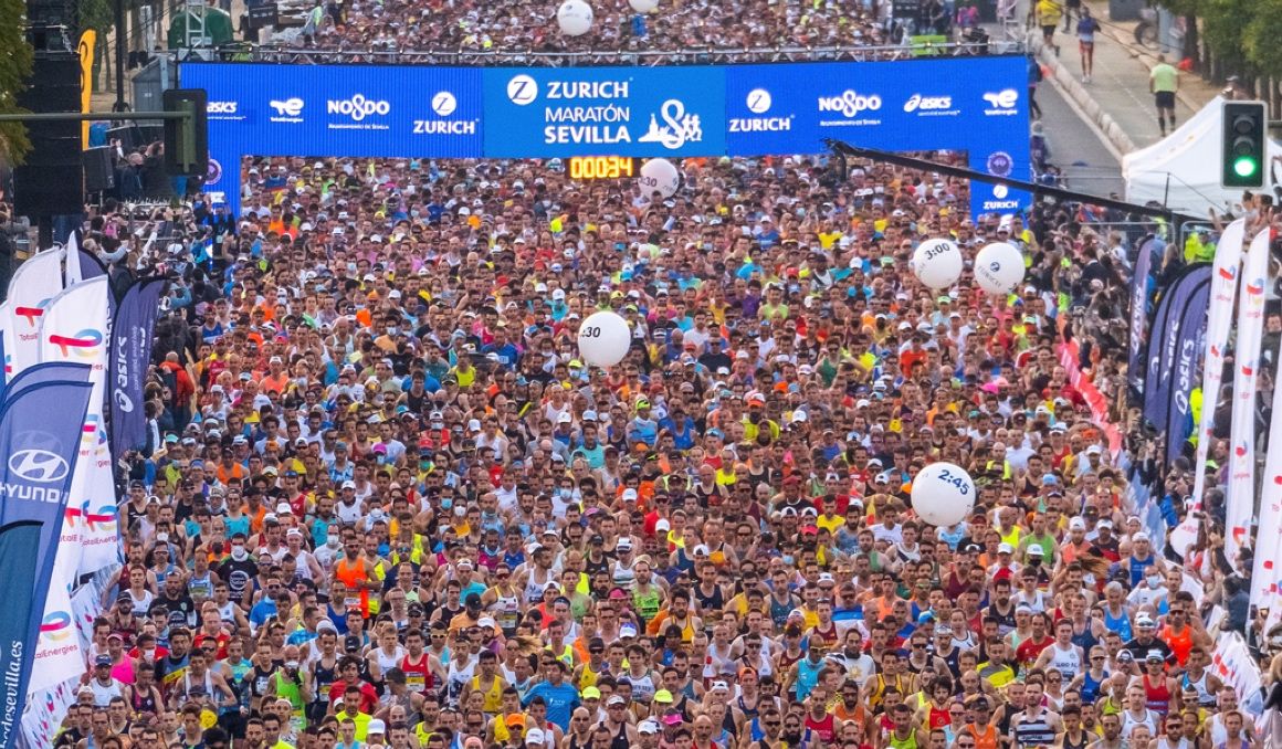 El Zurich Maratón de Sevilla se celebrará el 19 de febrero de 2023. JUANJO ÚBEDA.