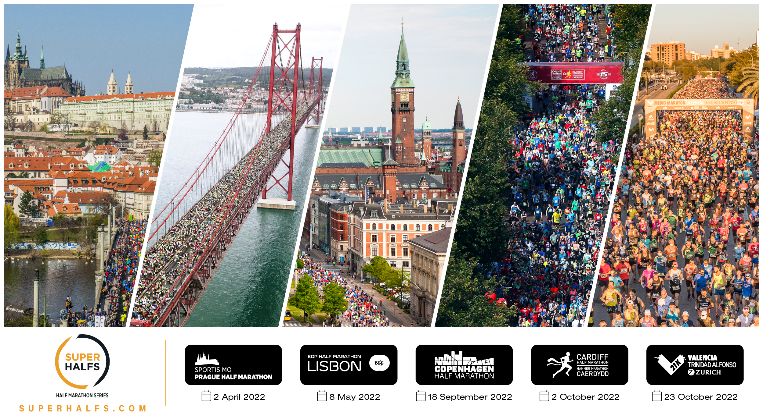 Regresa Superhalfs, el circuito de medios maratones más prestigioso del mundo.