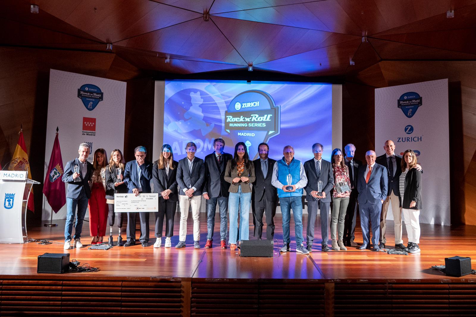 Una imagen de la presentación del Zurich Rock ’n’ Roll Running Series Madrid.