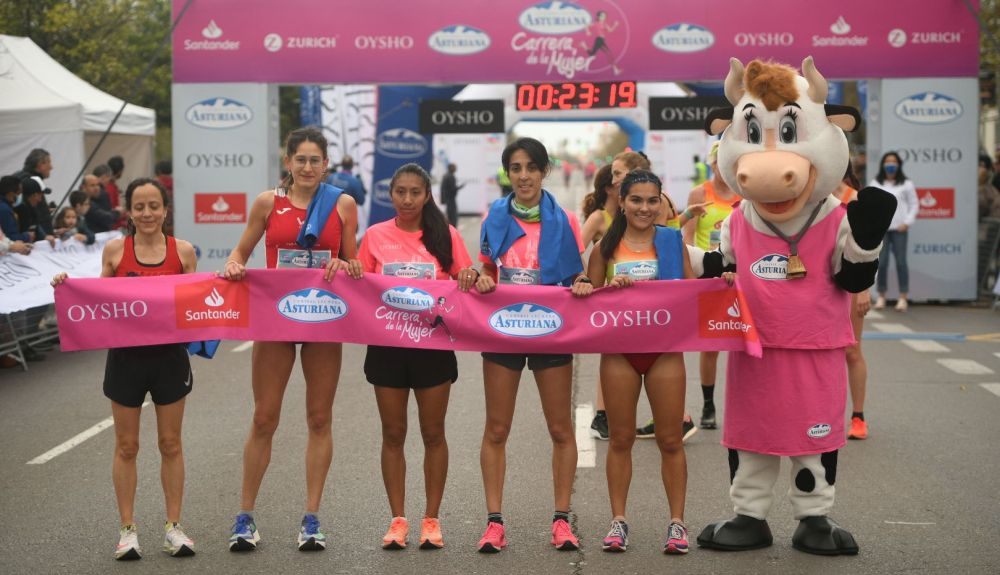 Cinco primeras clasificadas de la Carrera de la Mujer de Valencia 2022 Cinco primeras clasificadas de la Carrera de la Mujer de Valencia 2022