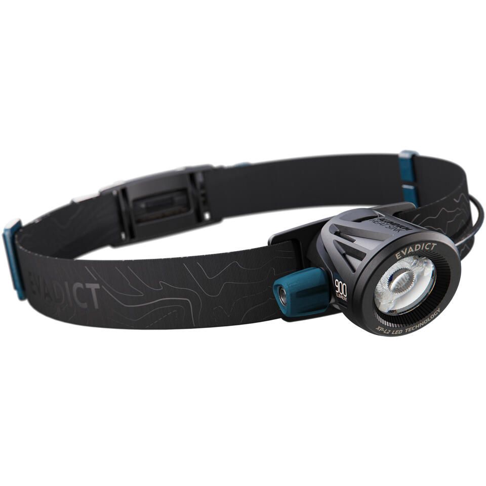 Linterna frontal para trail running Ontrail Evadict 900 lúmenes