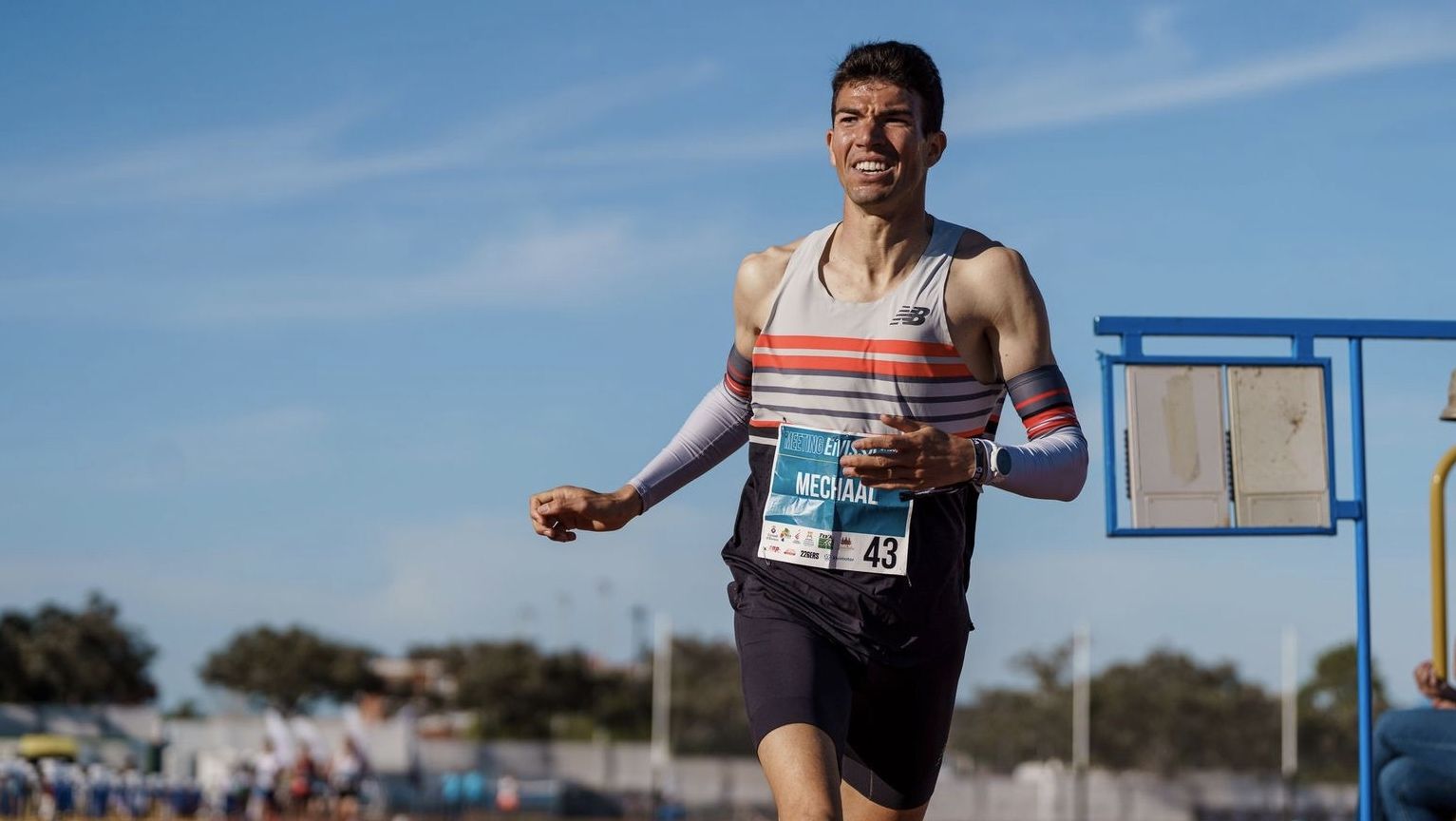 Adel Mechaal fue uno de los grandes protagonistas del Meeting de Ibiza 2022. SPORTMEDIA.
