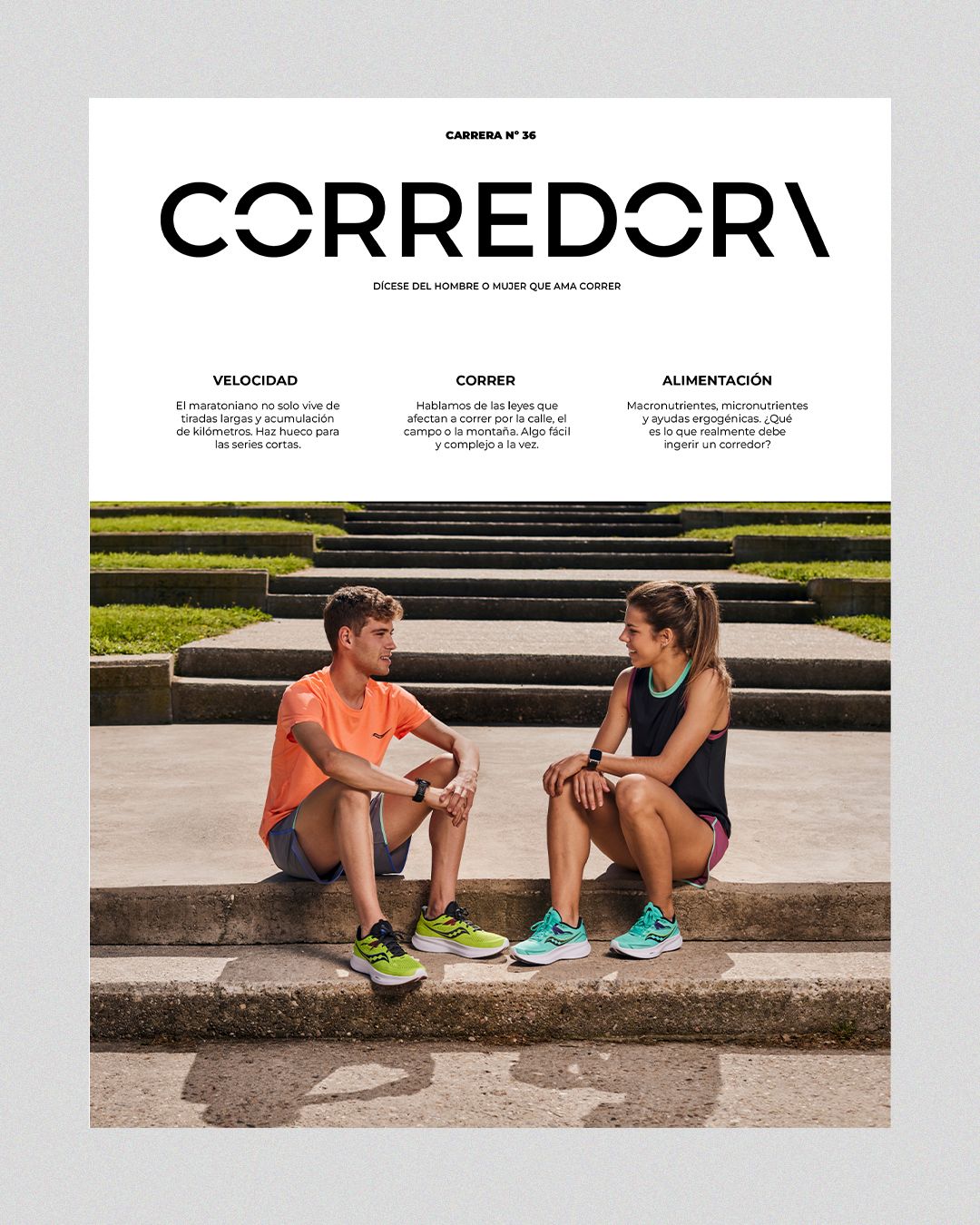Así es la última portada de la revista Corredor.