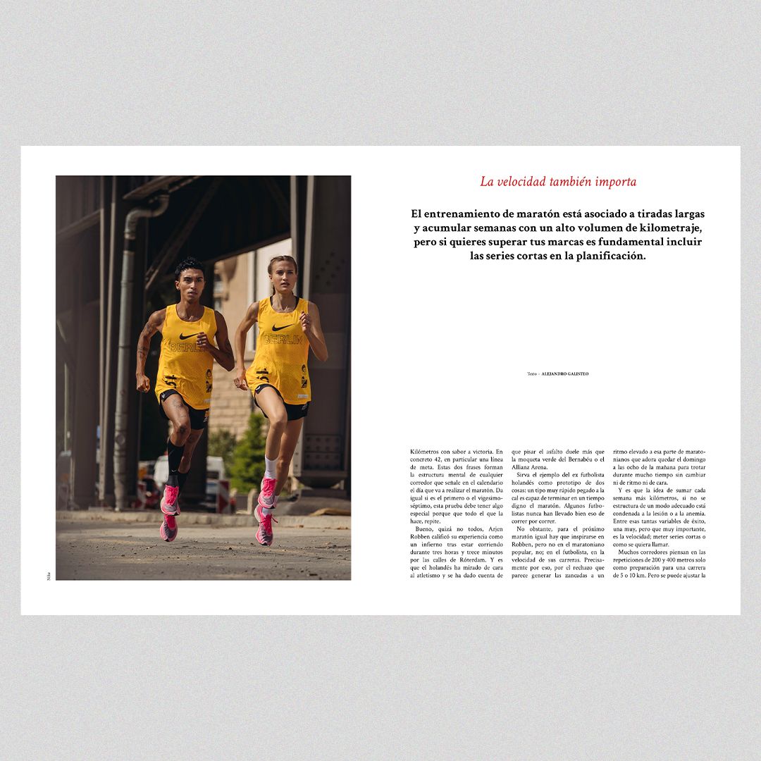 En el artículo de entrenamiento te hablamos sobre las bondades de la velocidad a la hora de preparar un maratón.