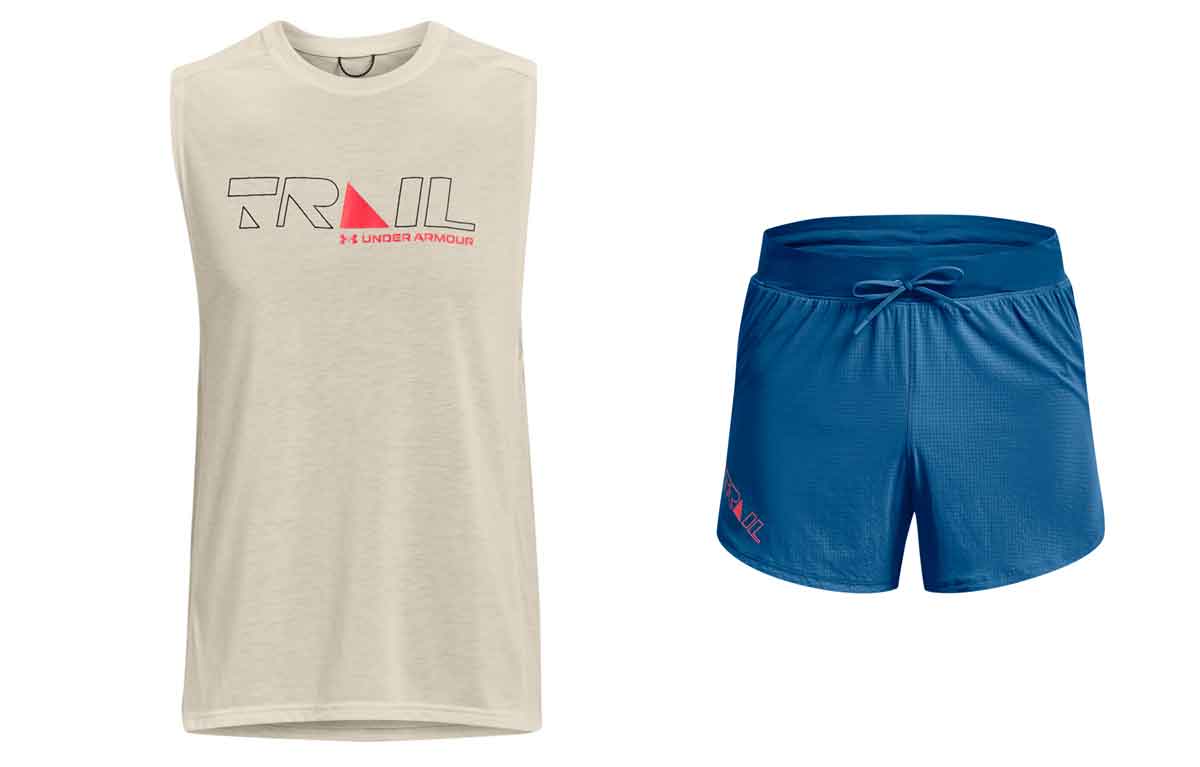 UA Breeze 2 0 Trail Tank y SpeedPocket Trail Short