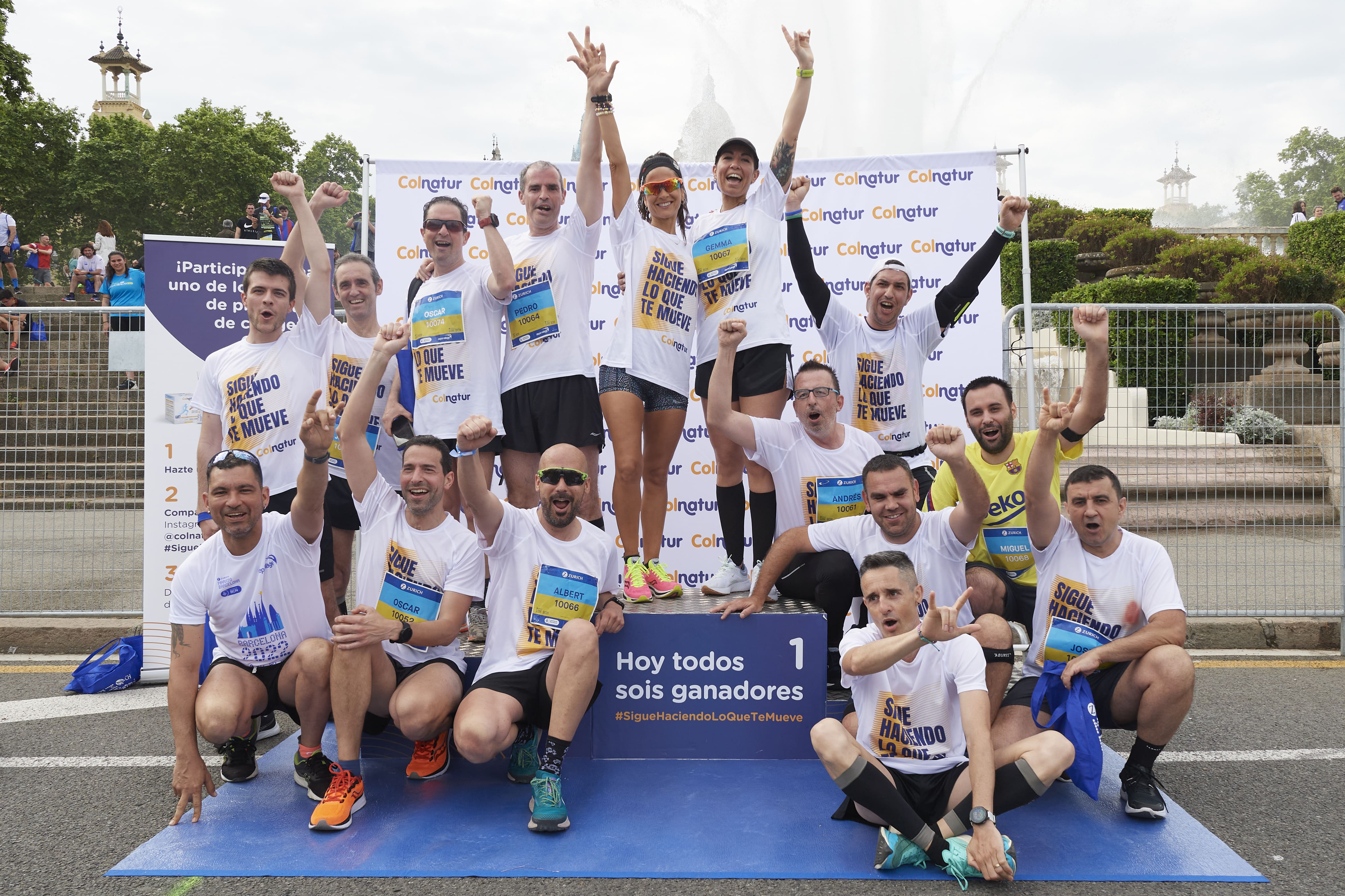 En la Marató de Barcelona llegar el último también es motivo de celebración.