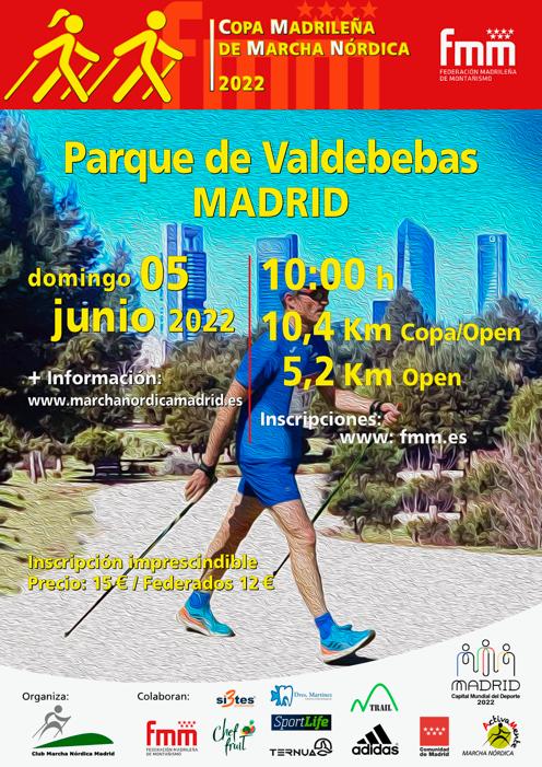Una nueva experiencia gracias a la Marcha Nórdica en Valdebebas.