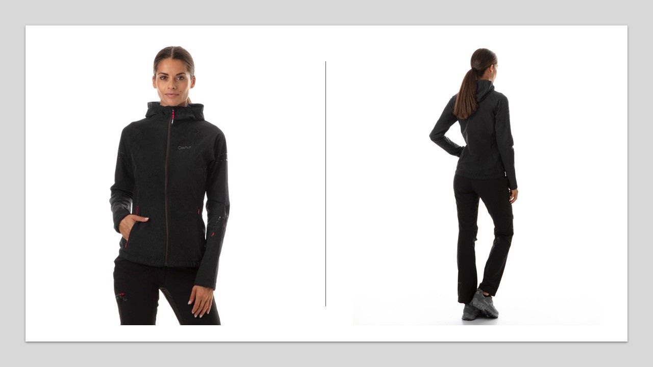 Chaqueta cortavientos ligera softshell Cimalp Cedera