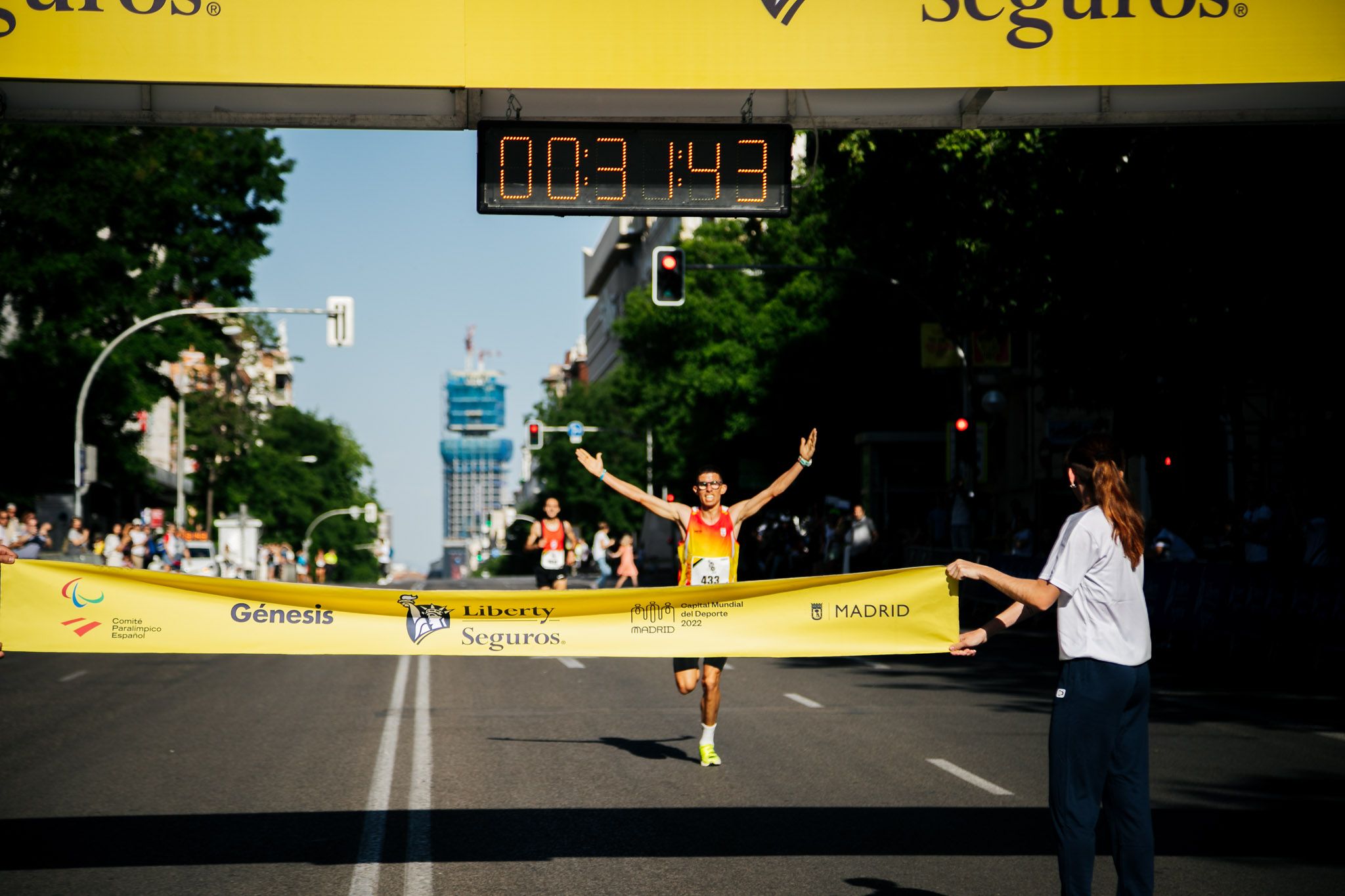 Las mejores fotos de la meta de la Carrera Liberty de Madrid   63