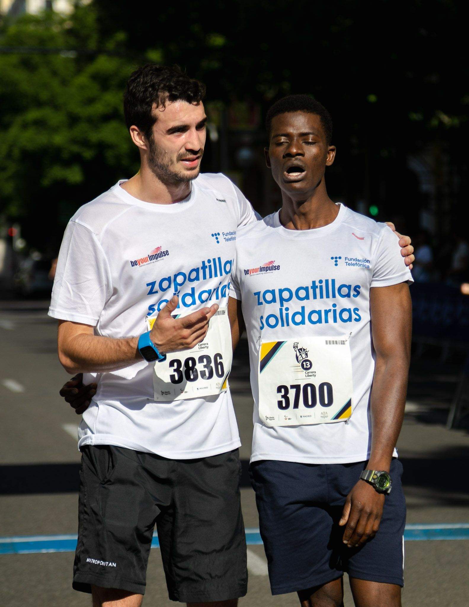 Las mejores fotos de la meta de la Carrera Liberty de Madrid   360