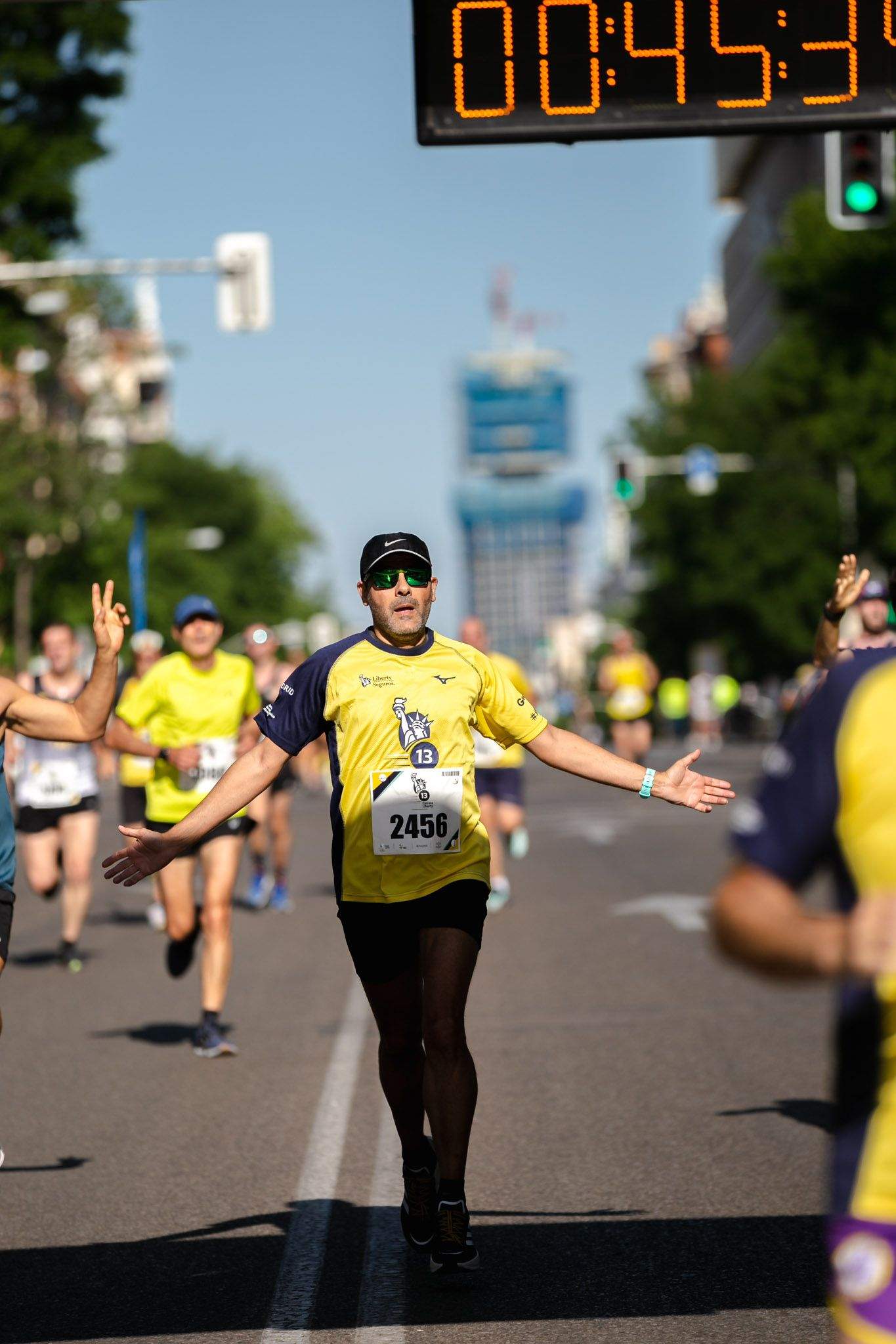 Las mejores fotos de la meta de la Carrera Liberty de Madrid   392