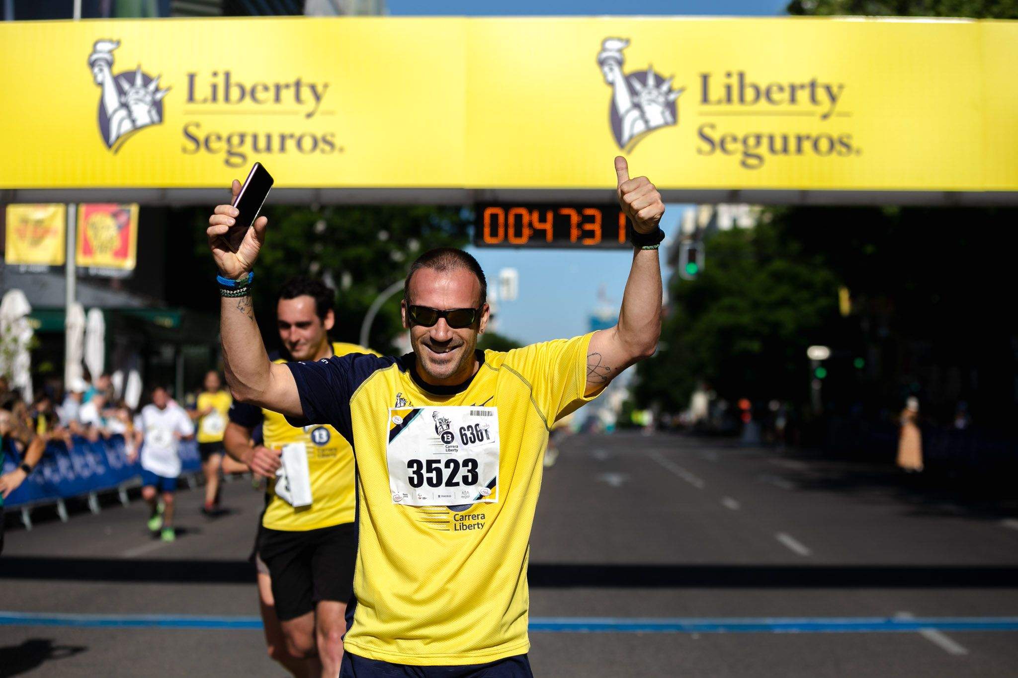 Las mejores fotos de la meta de la Carrera Liberty de Madrid   419
