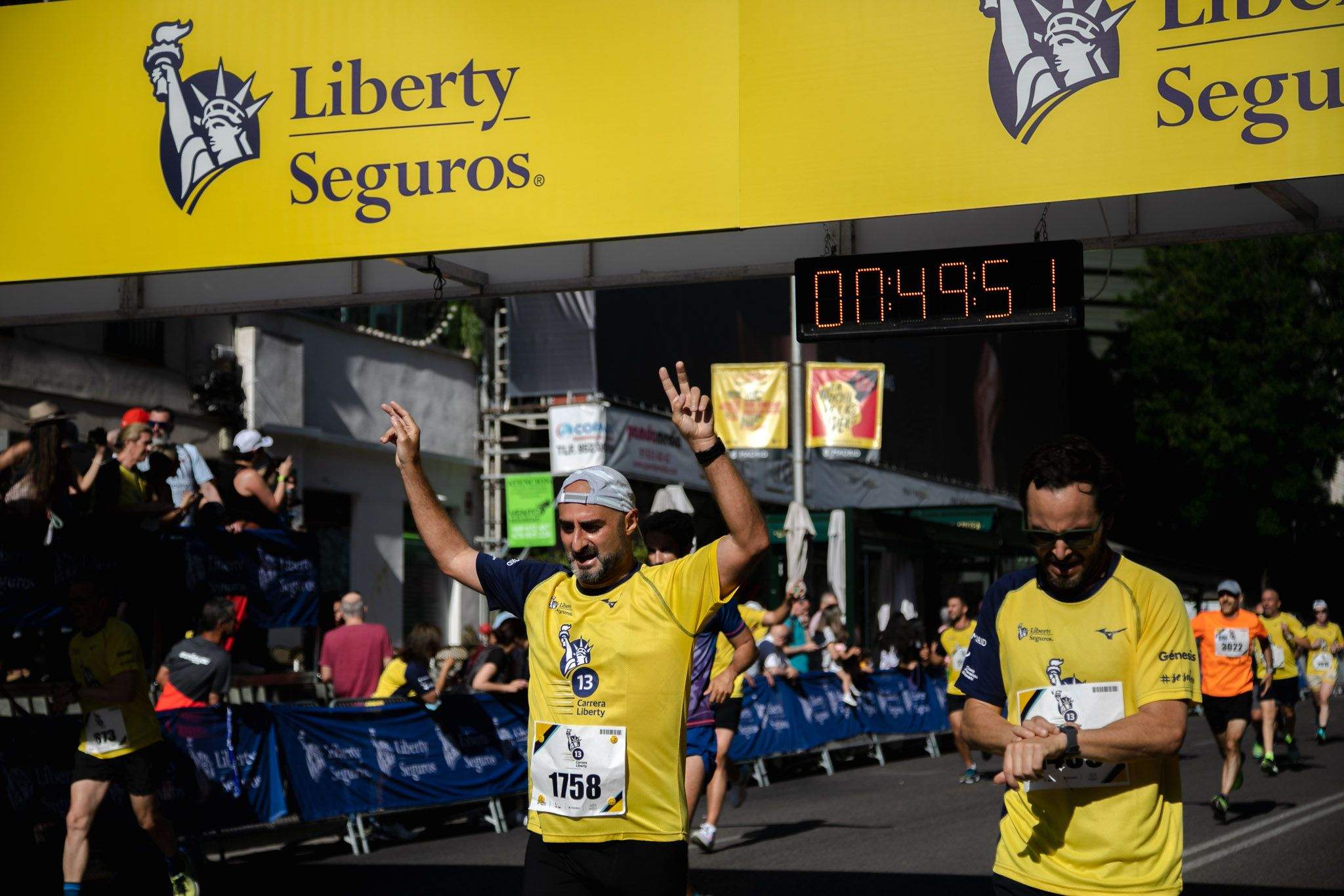 Las mejores fotos de la meta de la Carrera Liberty de Madrid   457