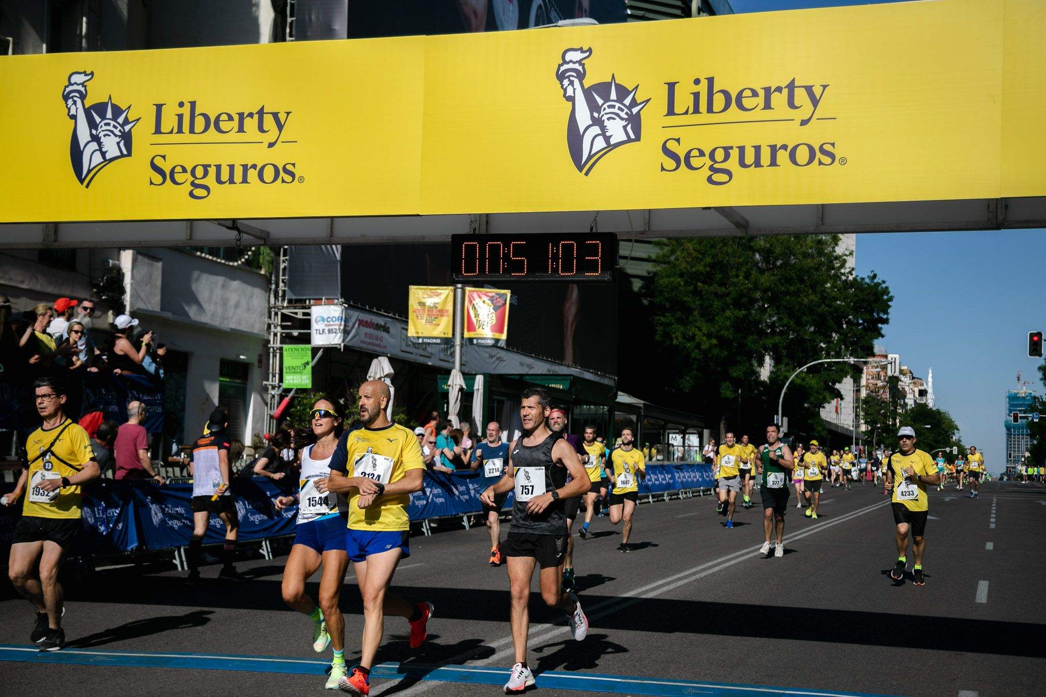 Las mejores fotos de la meta de la Carrera Liberty de Madrid   470