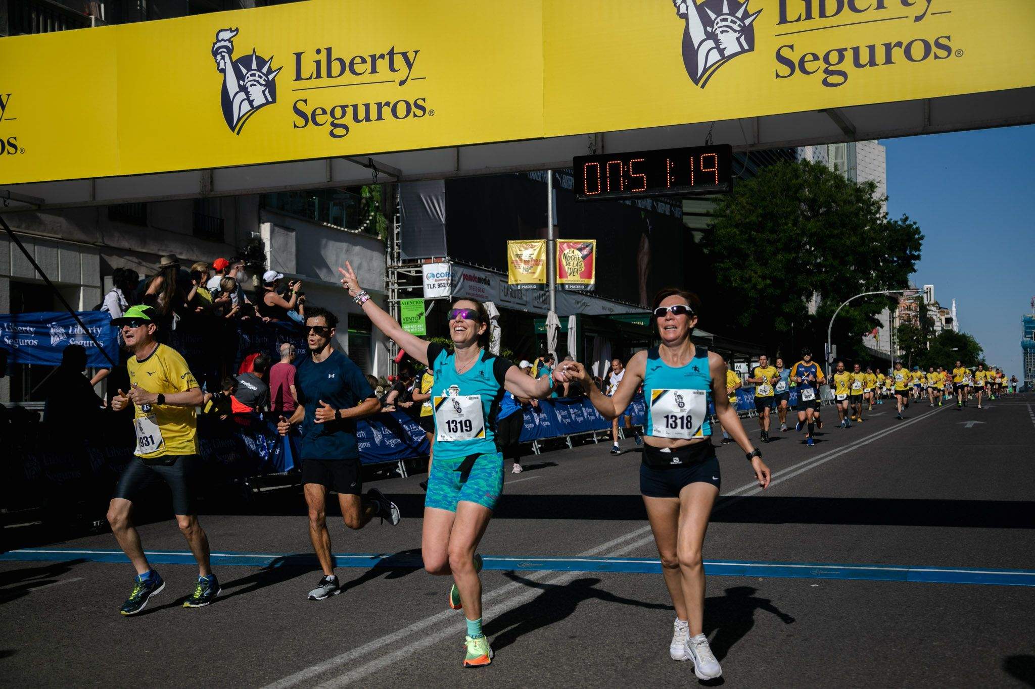 Las mejores fotos de la meta de la Carrera Liberty de Madrid   474