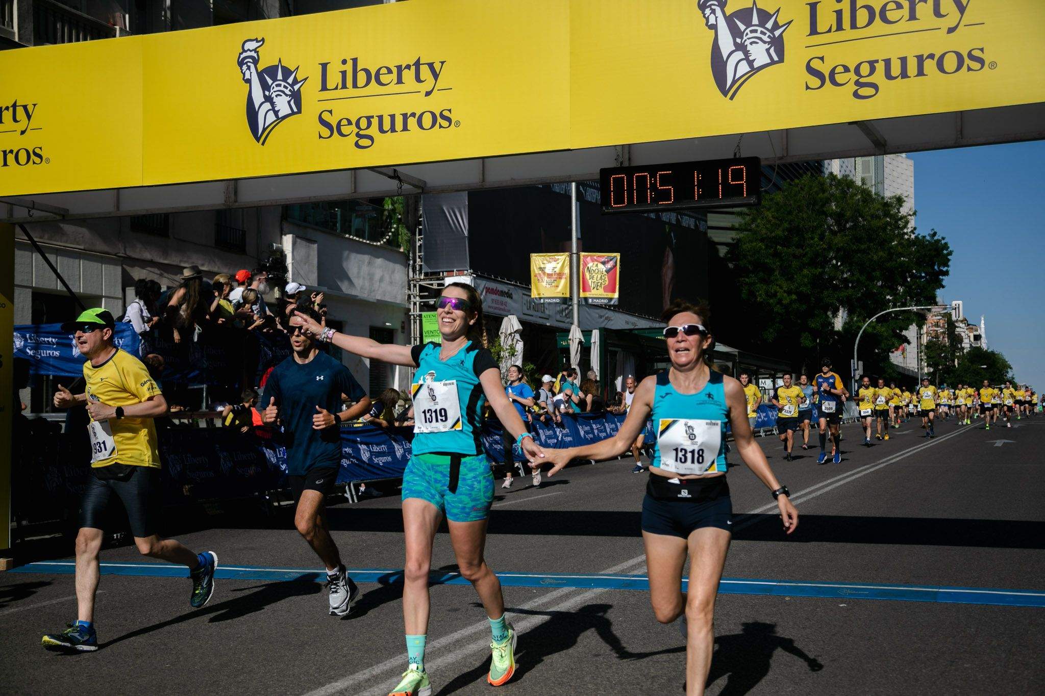 Las mejores fotos de la meta de la Carrera Liberty de Madrid   475