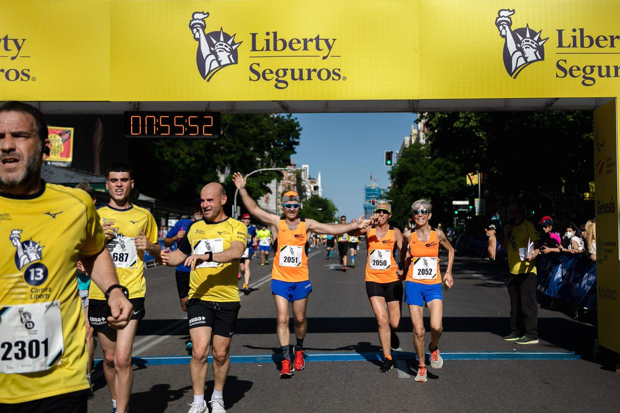 Las mejores fotos de la meta de la Carrera Liberty de Madrid   516
