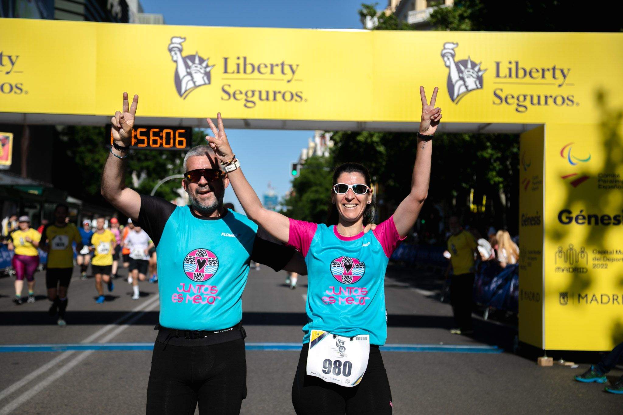 Las mejores fotos de la meta de la Carrera Liberty de Madrid   521
