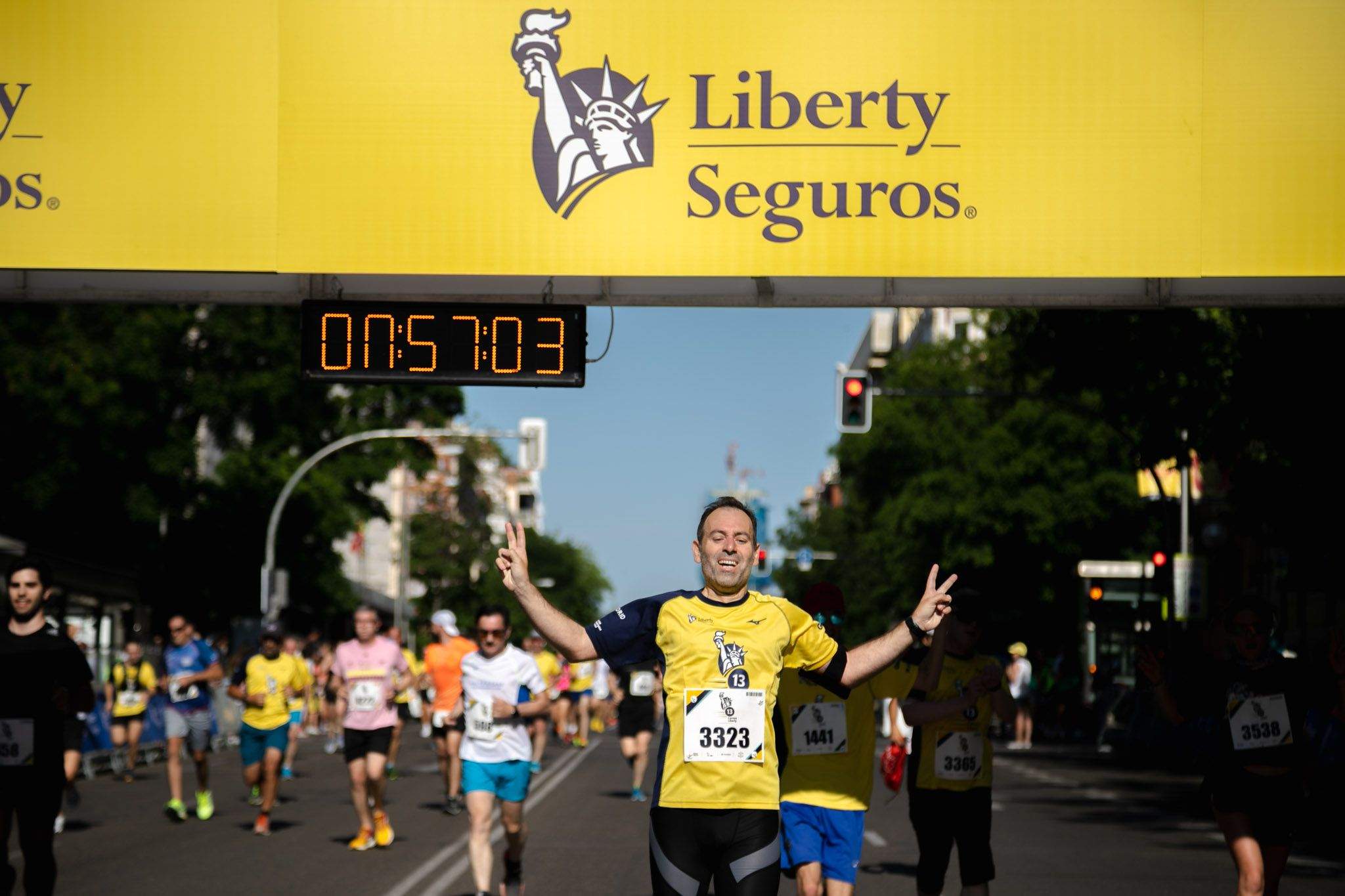 Las mejores fotos de la meta de la Carrera Liberty de Madrid   523