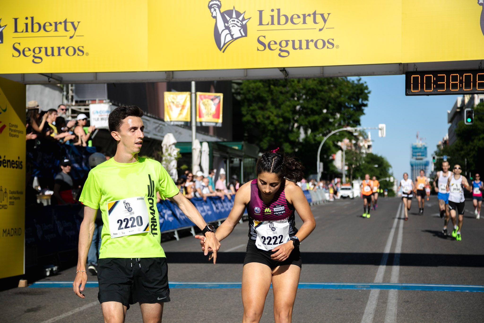 Las mejores fotos de la meta de la Carrera Liberty de Madrid   253