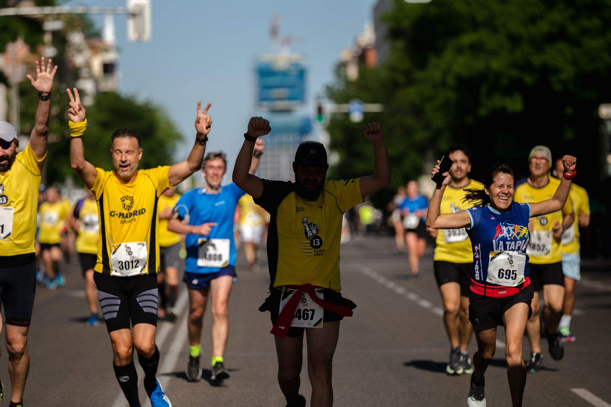 Las mejores fotos de la meta de la Carrera Liberty de Madrid   529