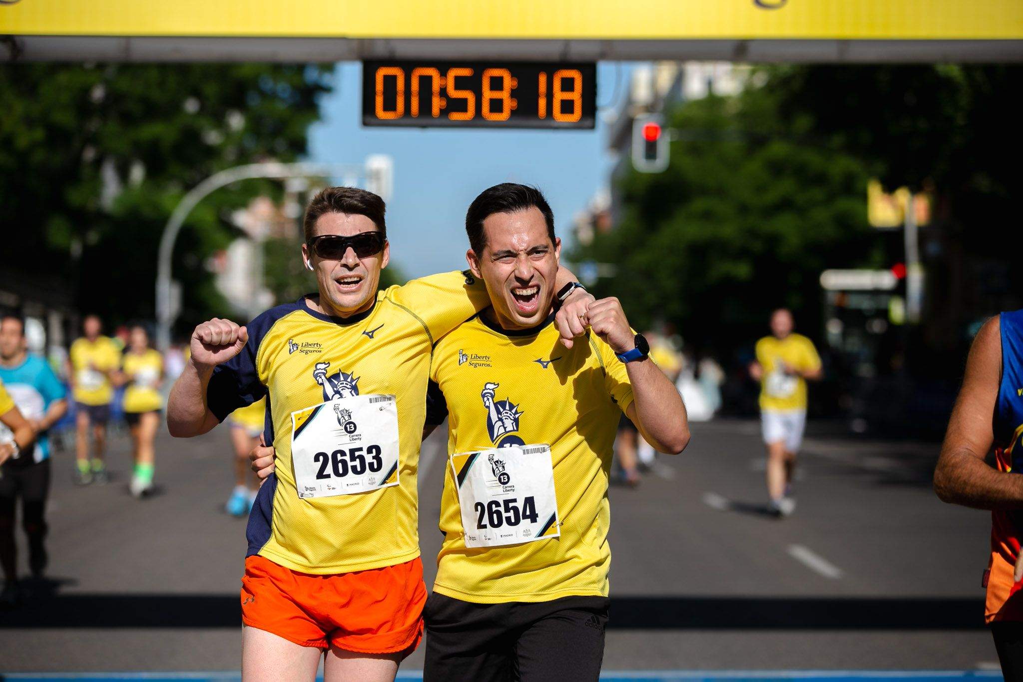 Las mejores fotos de la meta de la Carrera Liberty de Madrid   545