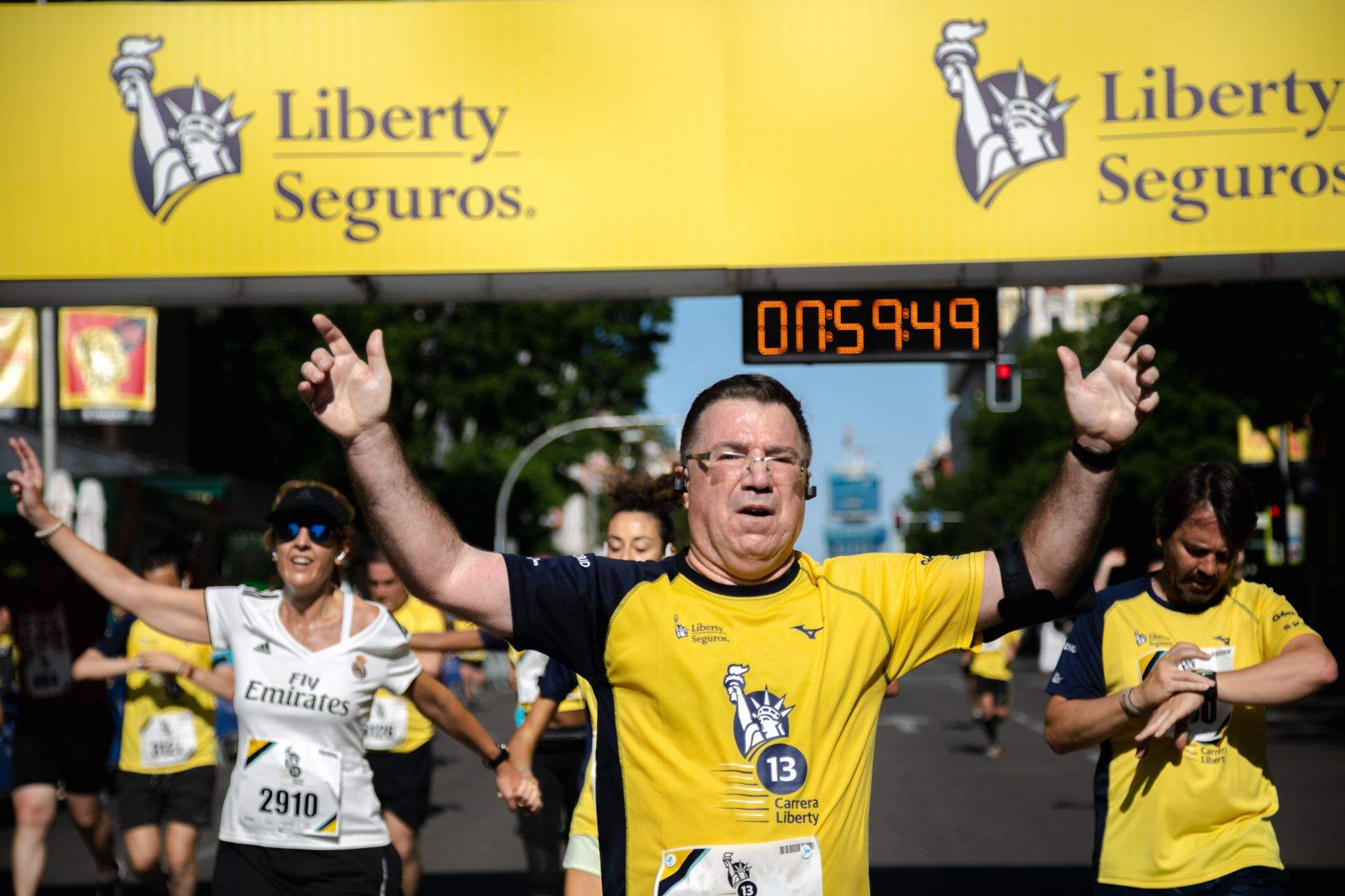 Las mejores fotos de la meta de la Carrera Liberty de Madrid   560