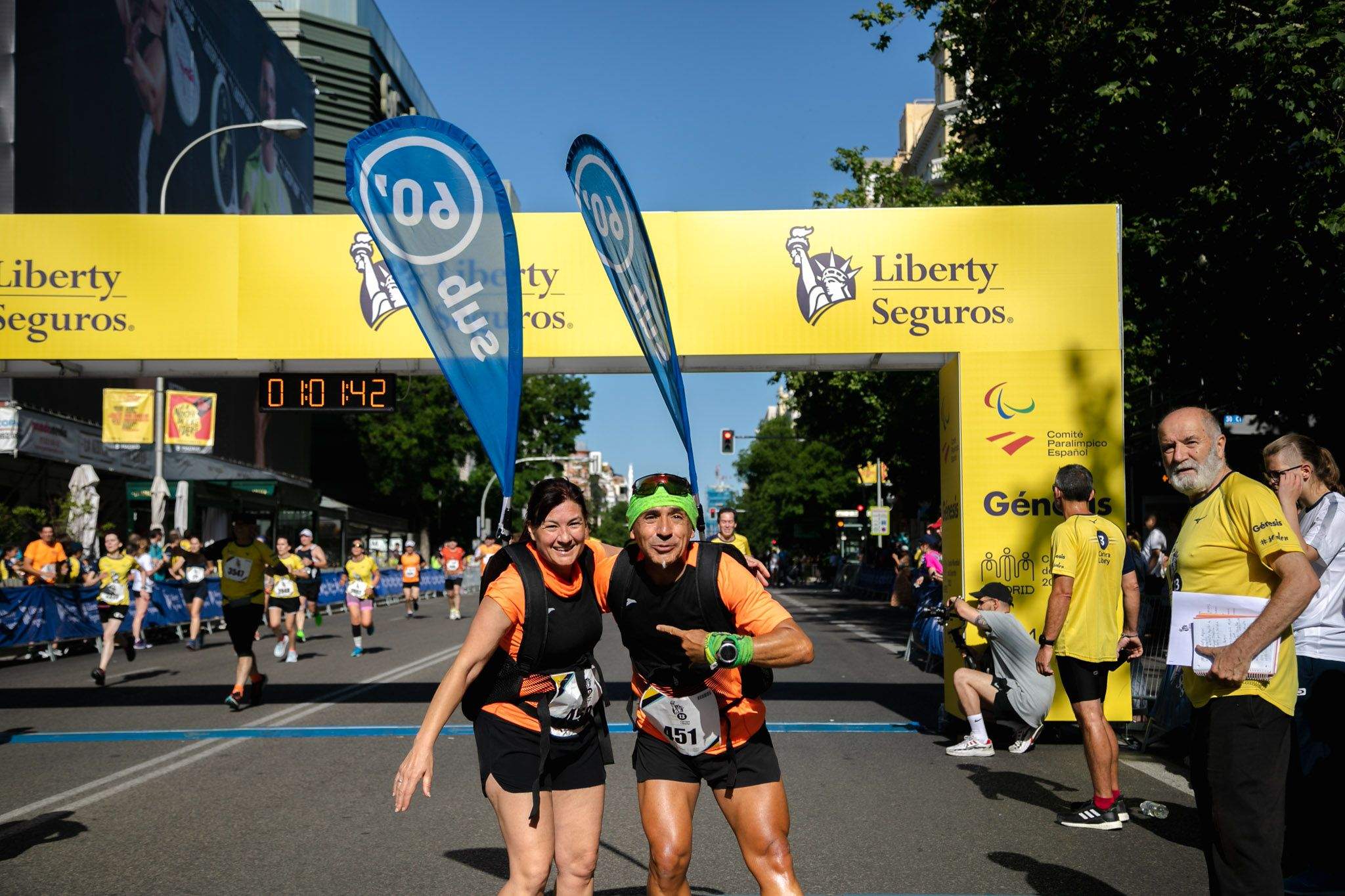 Las mejores fotos de la meta de la Carrera Liberty de Madrid   584