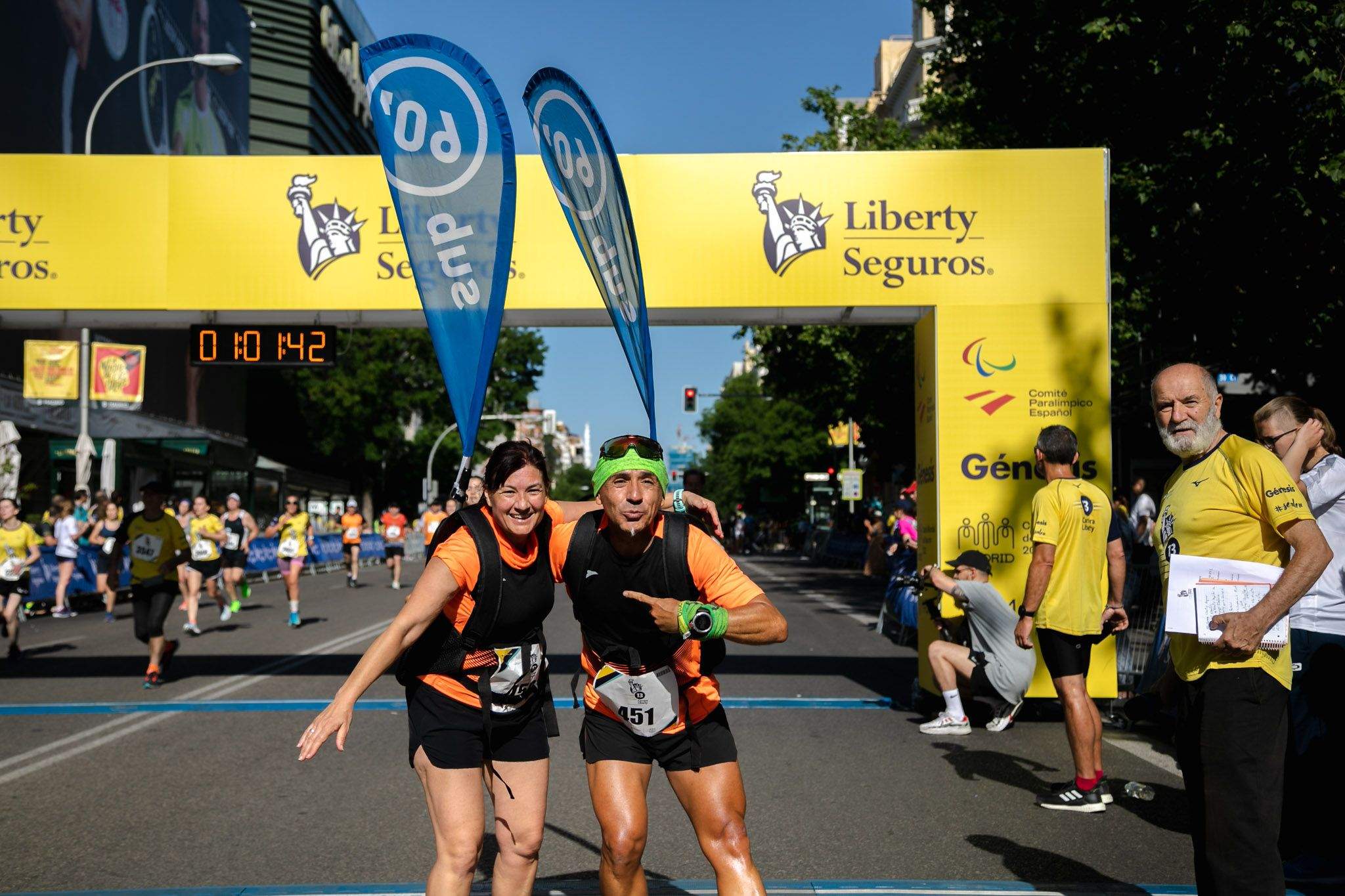 Las mejores fotos de la meta de la Carrera Liberty de Madrid   585