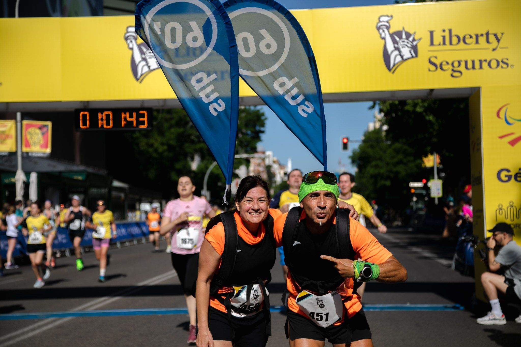 Las mejores fotos de la meta de la Carrera Liberty de Madrid   586
