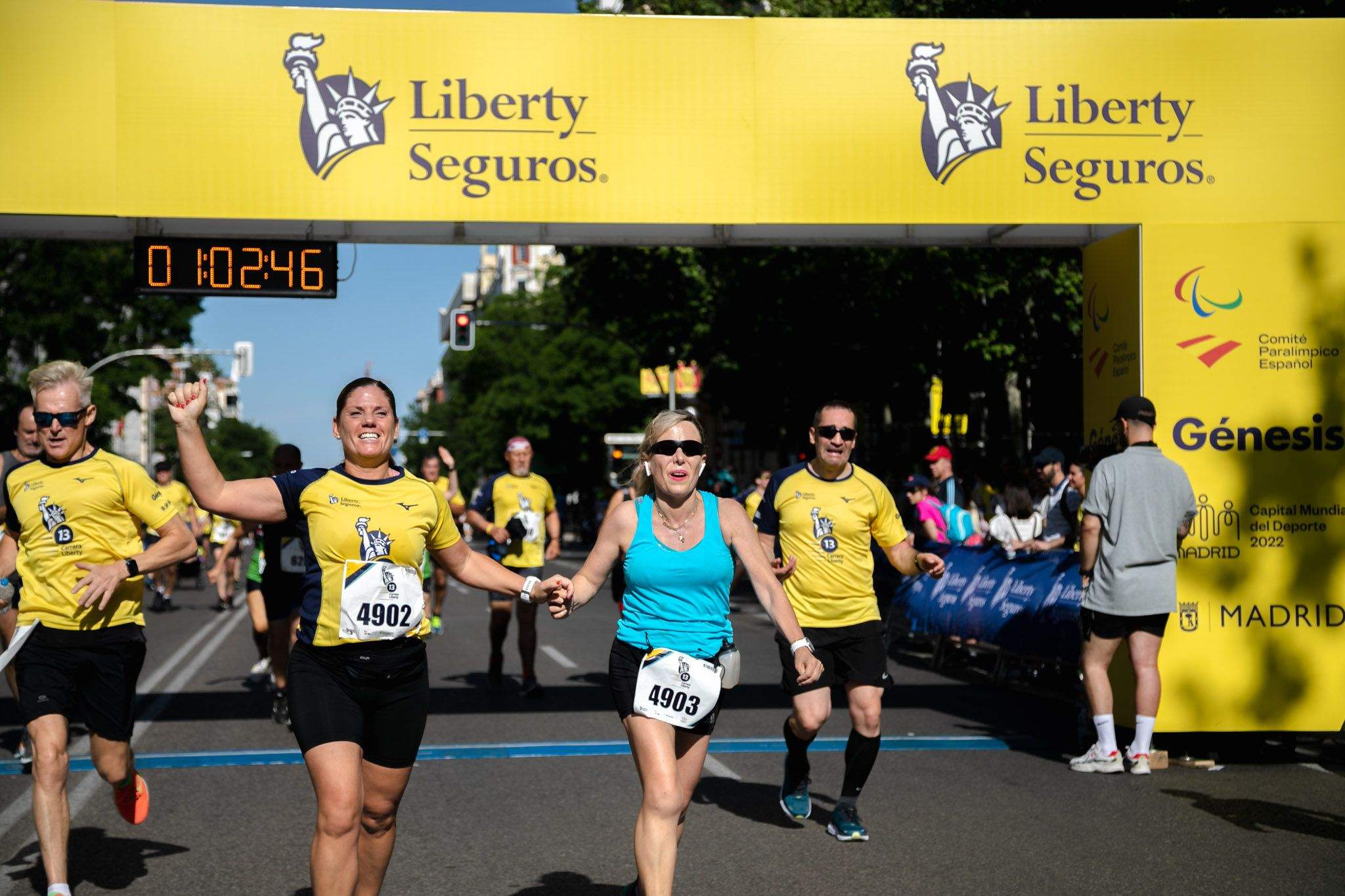 Las mejores fotos de la meta de la Carrera Liberty de Madrid   603