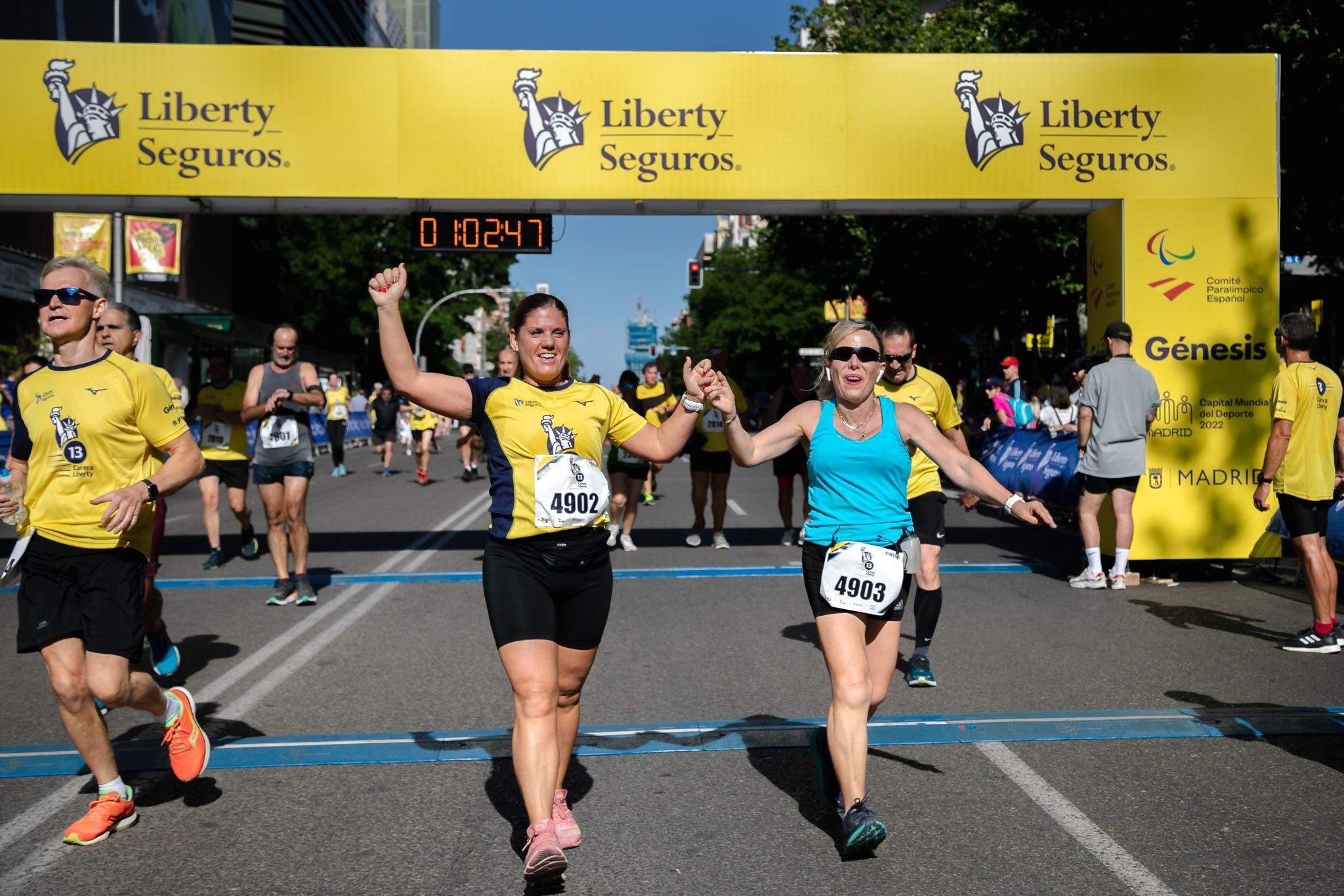 Las mejores fotos de la meta de la Carrera Liberty de Madrid   605