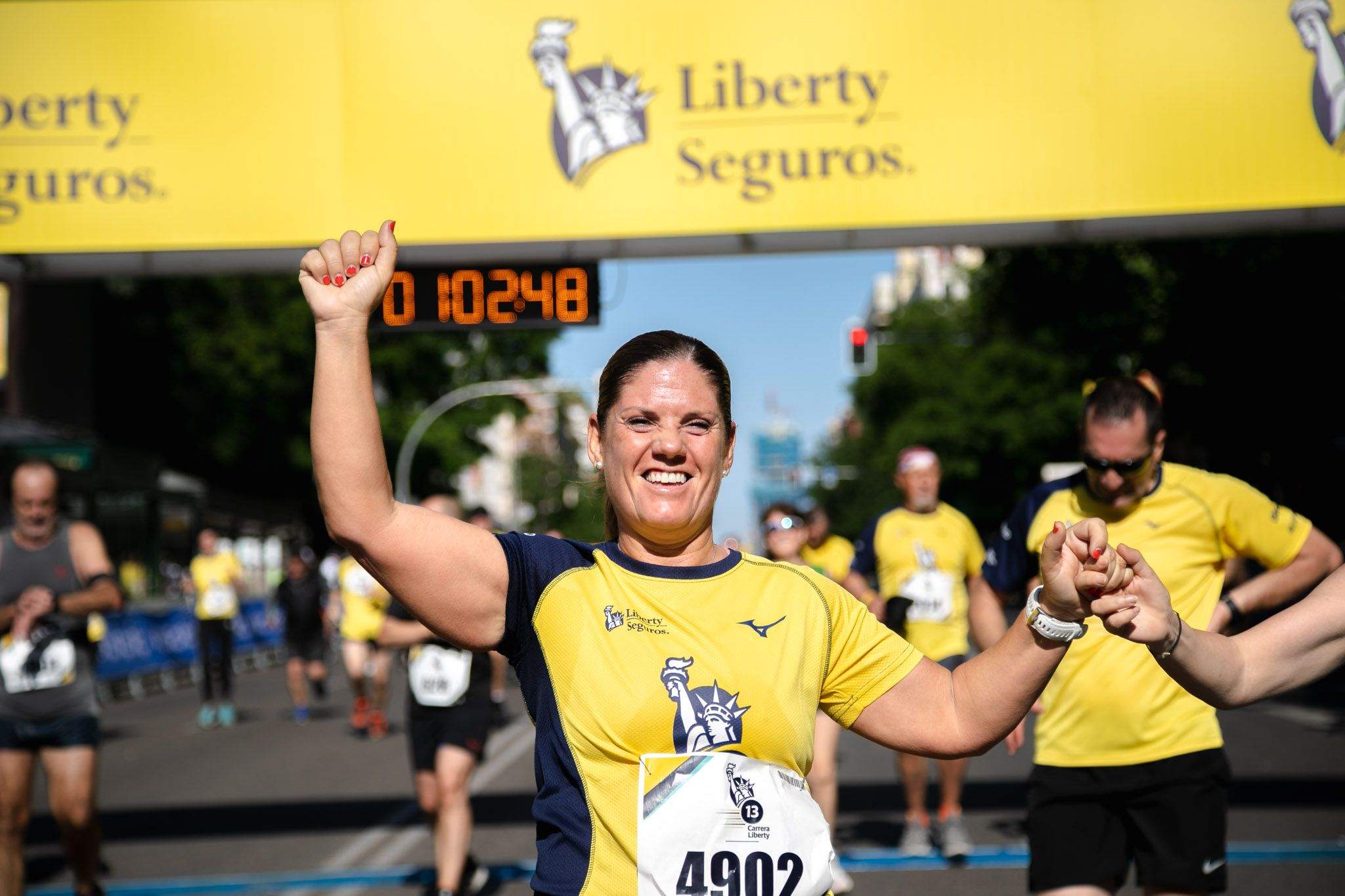 Las mejores fotos de la meta de la Carrera Liberty de Madrid   606