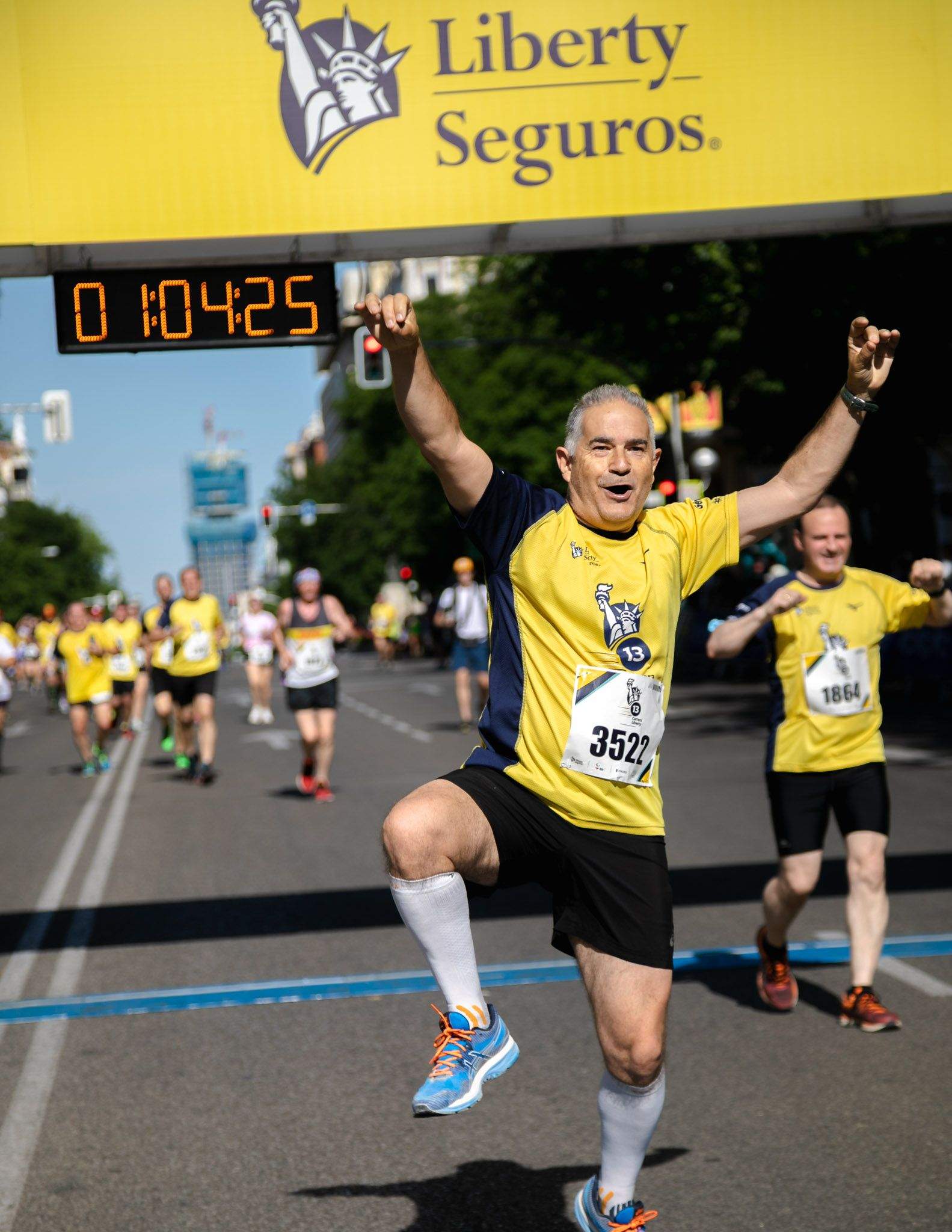 Las mejores fotos de la meta de la Carrera Liberty de Madrid   630
