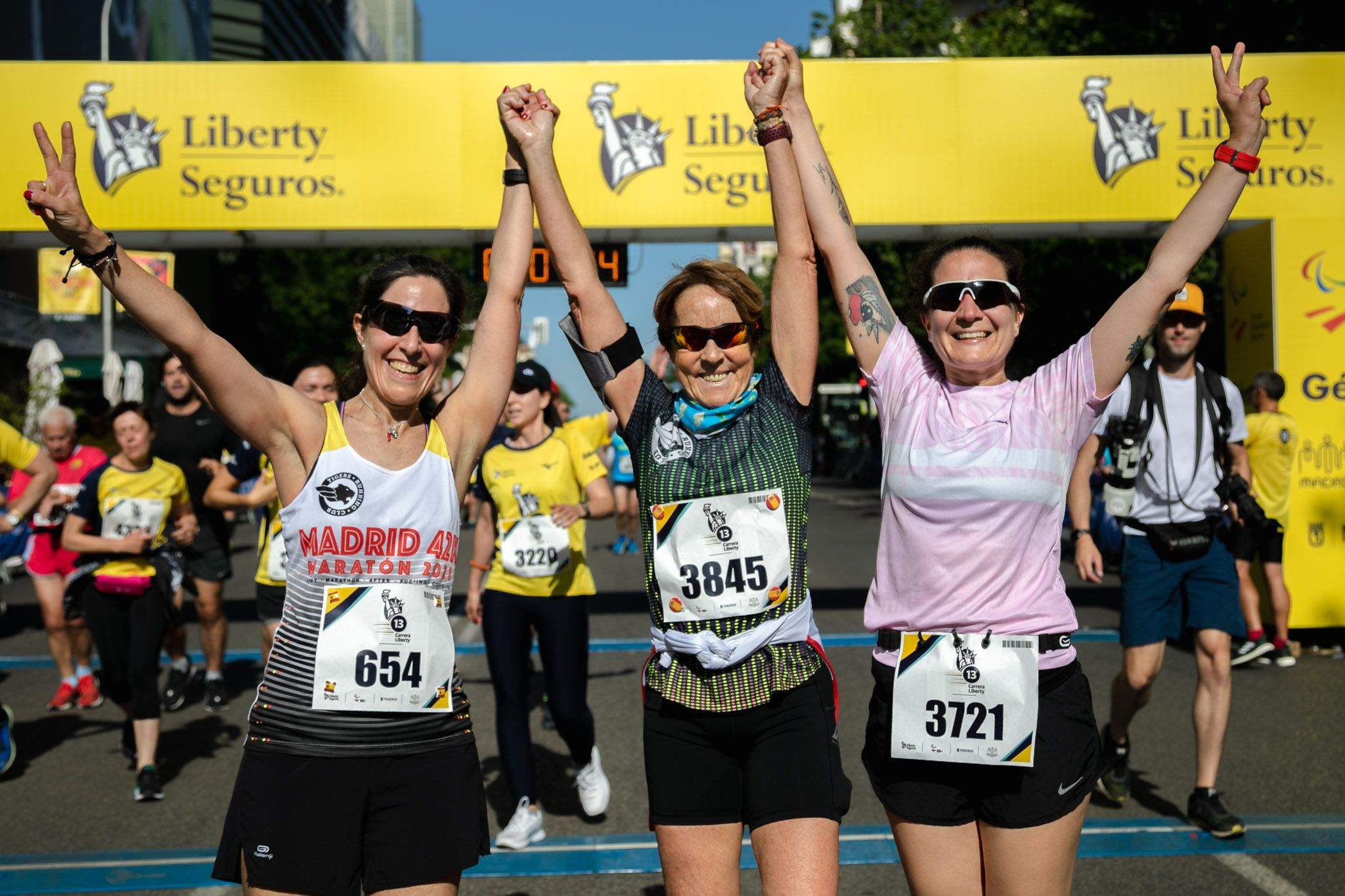 Las mejores fotos de la meta de la Carrera Liberty de Madrid   638