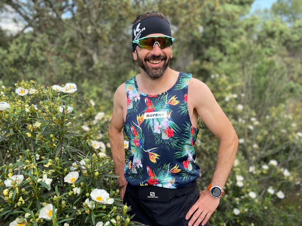 Camiseta de tirantes Saysky Flowers Combat