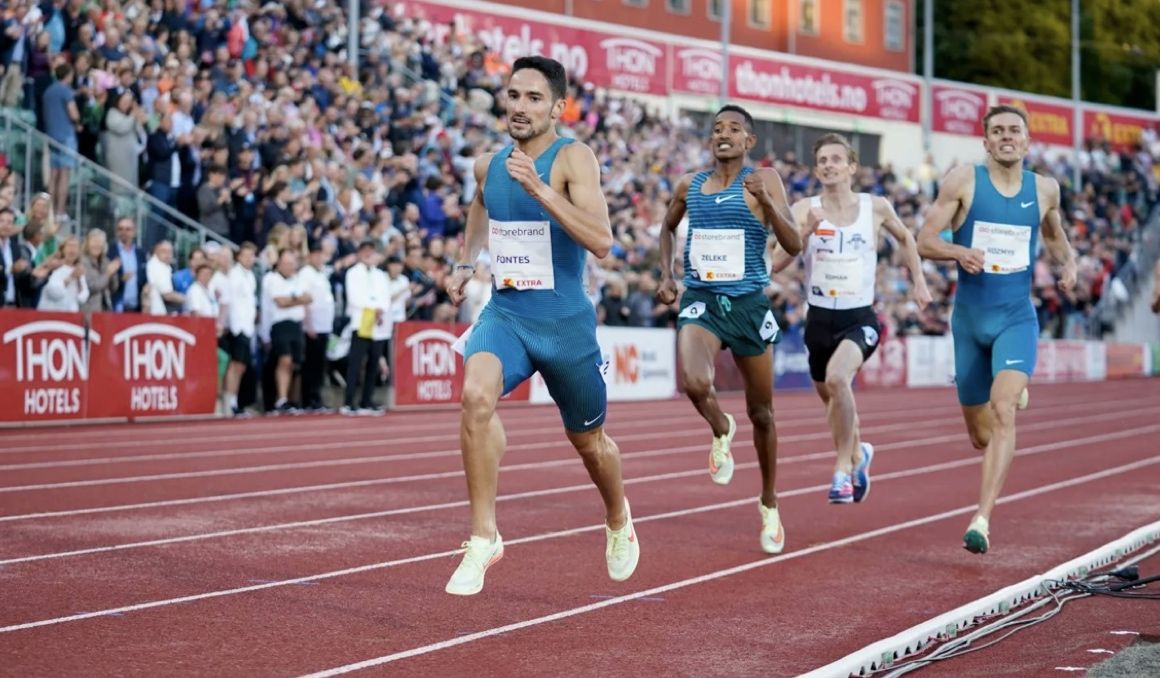 Ignacio Fontes en la Dream Mile de los Bislett Games de Oslo. MATTHEW QUINE:DL.