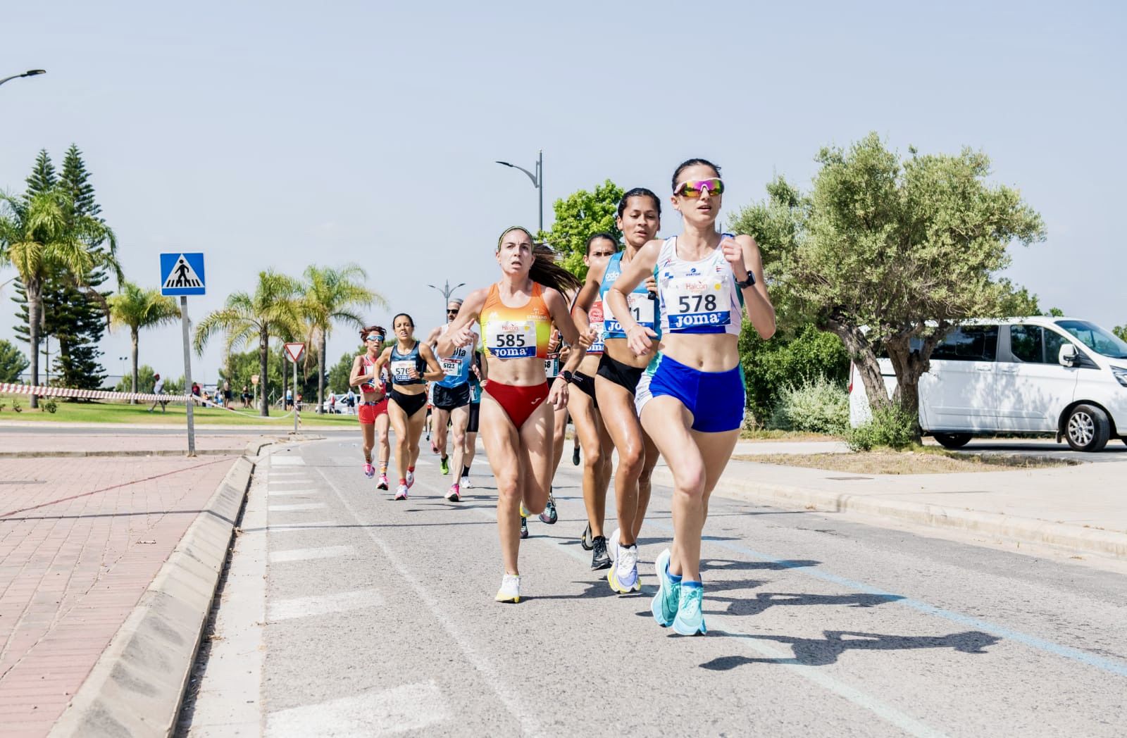 Cristina Juan durante el Campeonato de España de 5K en ruta. EVENTOS SPORT.