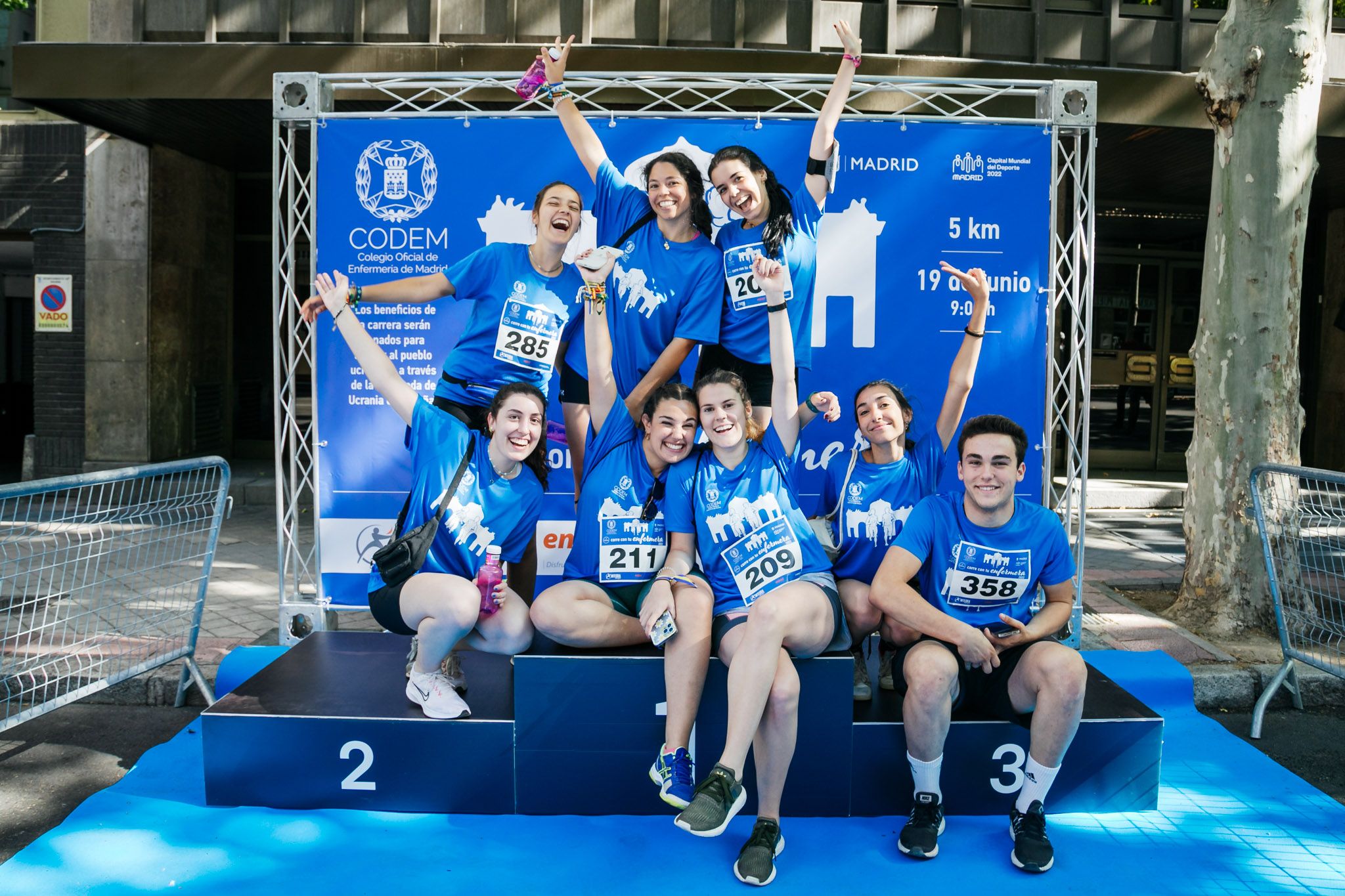 Las mejores fotos de la llegada a meta de la Carrera Corre con tu Enfermera 100
