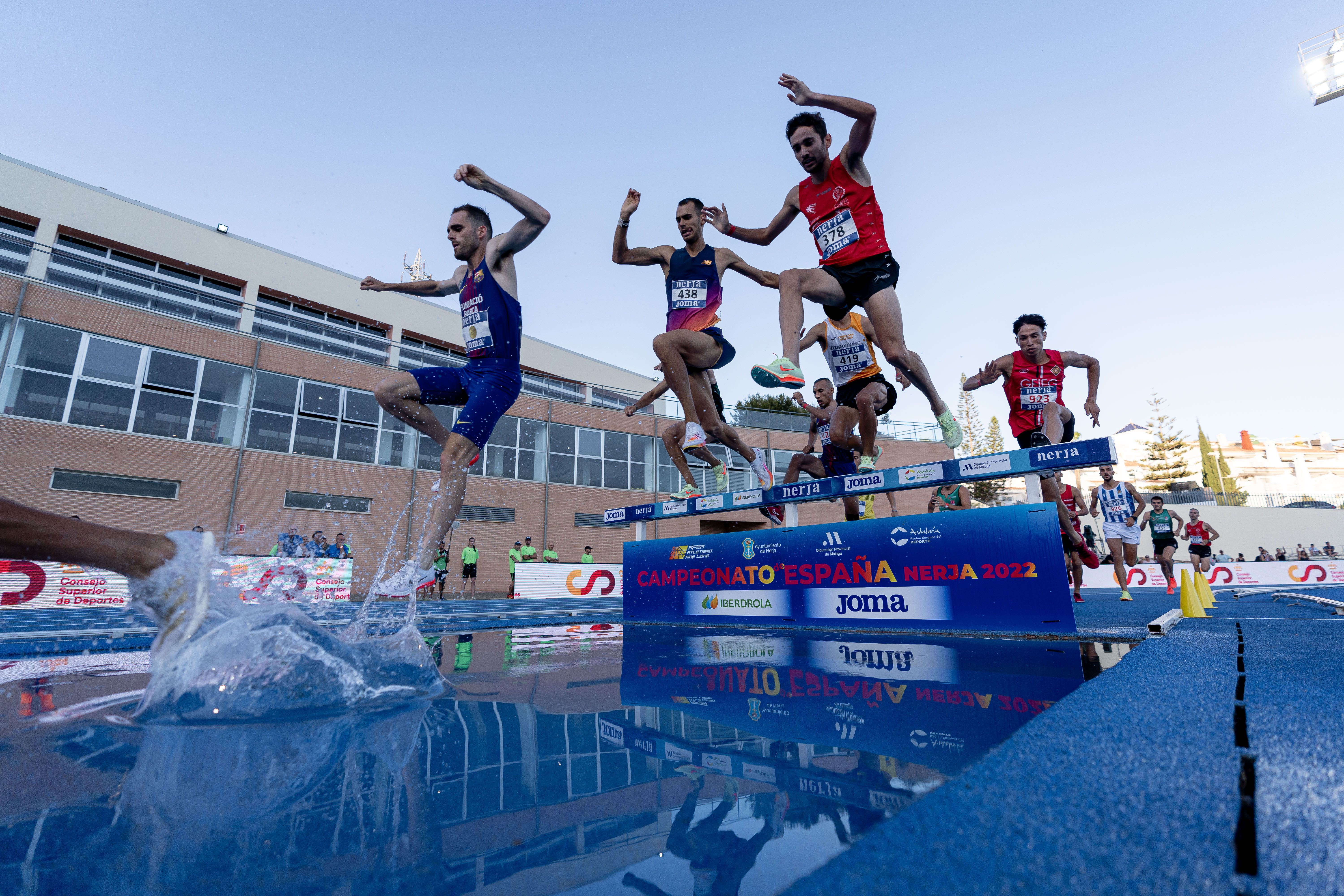 La final de los 3.000 metros obstáculos, siempre espectacular.