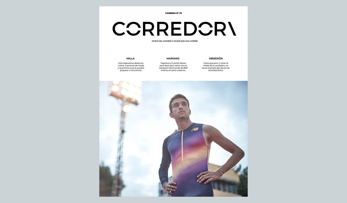 Mariano García protagoniza el número 37 de la revista Corredor. JAIME DE DIEGO. Mariano García protagoniza el número 37 de la revista Corredor. JAIME DE DIEGO.