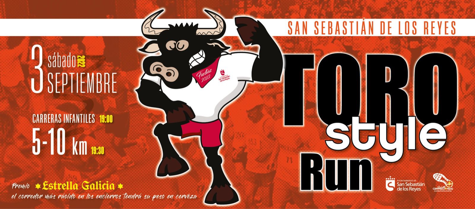 Toro Style Run, sábado 3 de septiembre.