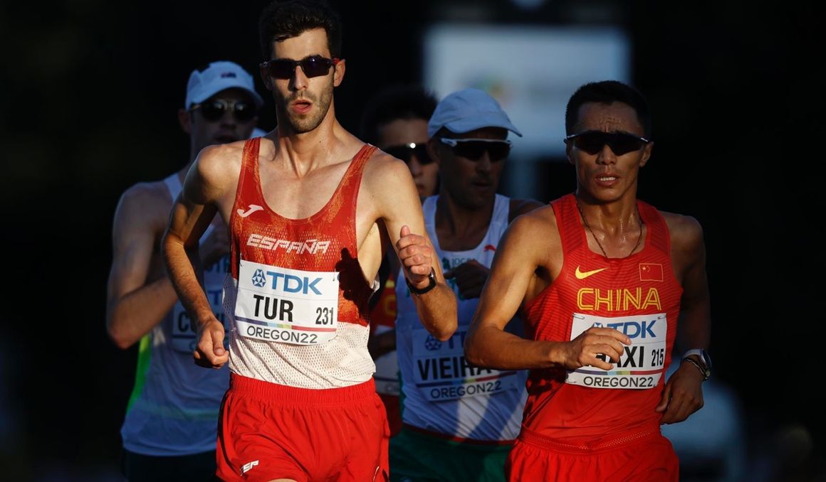 Marc Tur en el Campeonato del Mundo de Oregón. EFE.