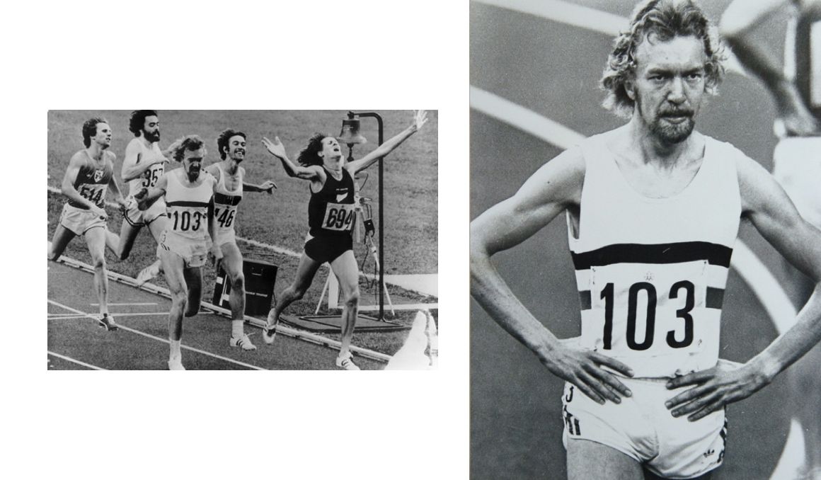A la izquierda, Van Damme en la recta final de los 1.500 metros de Montreal 1976. COI. A la izquierda, Van Damme en la recta final de los 1.500 metros de Montreal 1976. COI.