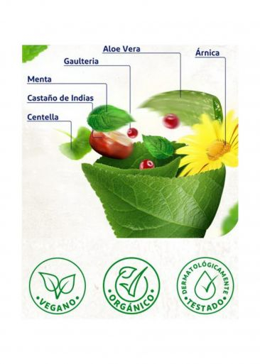 El gel VoltaNatura posee una combinación única de seis ingredientes de plantas de origen natural El gel VoltaNatura posee una combinación única de seis ingredientes de plantas de origen natural