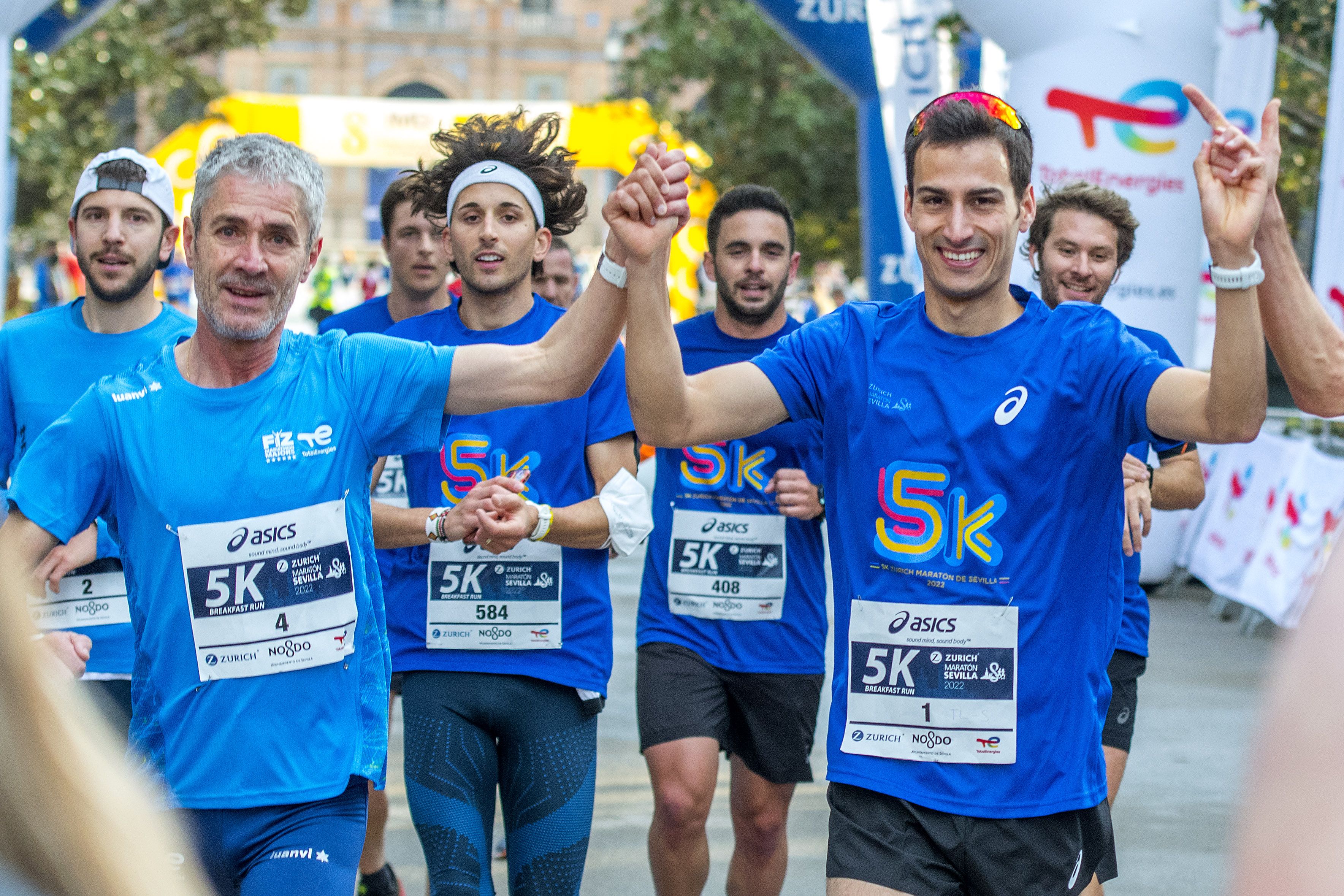 Campeones como Martín Fiz, Mario Mola o Jorge Blanco ya han disfrutado del 5K Breakfast Run del Zurich Maratón de Sevilla. Juanjo Úbeda.