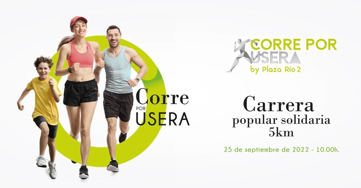 Corre por Usera by Plaza Río 2 se celebrará el próximo 25 de septiembre.