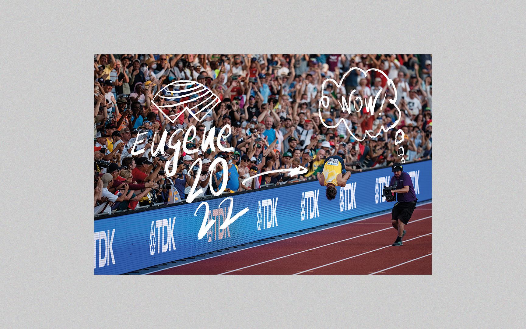 La apertura del artículo fotográfico del Campeonato del Mundo de Eugene 2022.